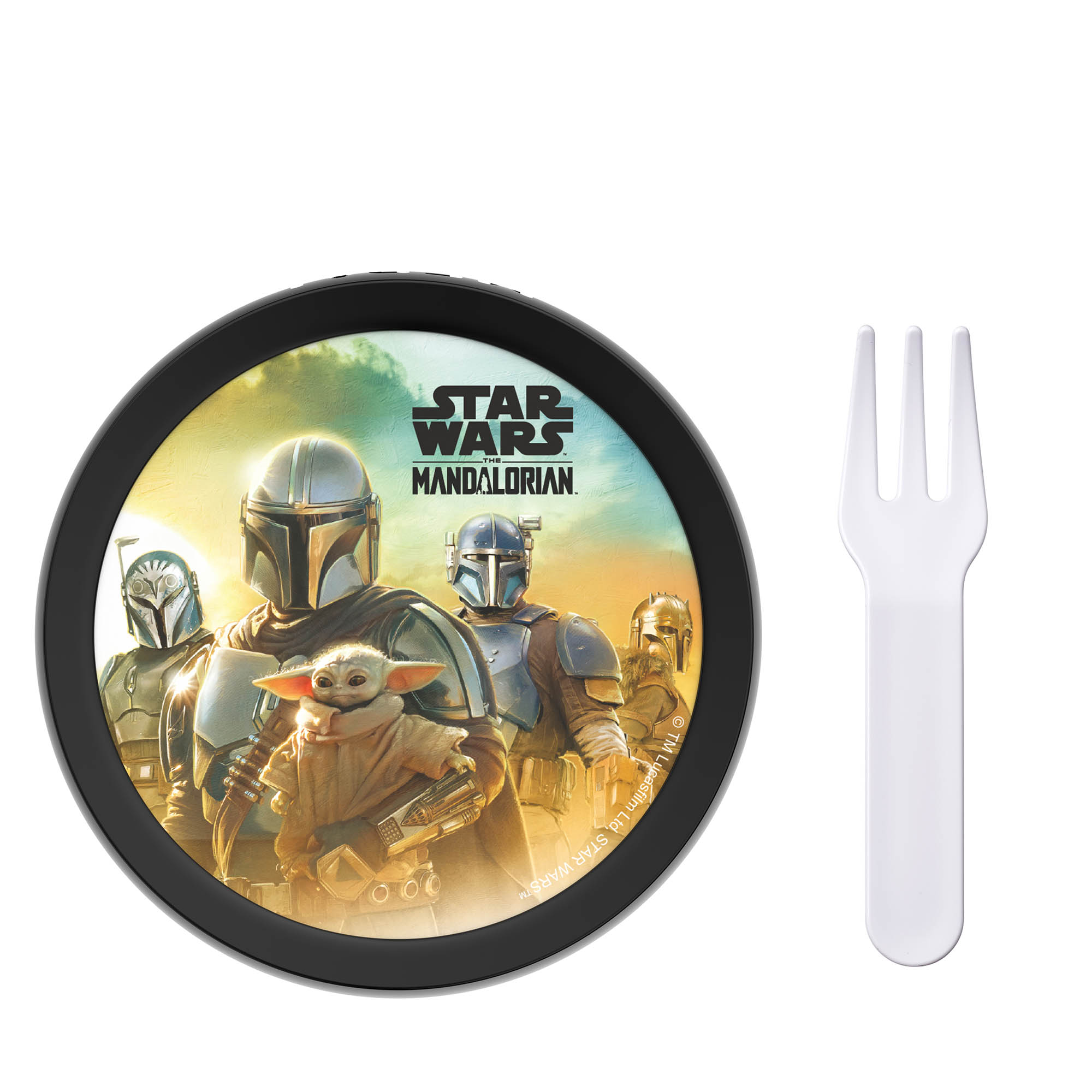 MEPAL Fruchtbox für Kinder CAMPUS Snackbox 0,3 Liter Motiv Star Wars Mandalorian