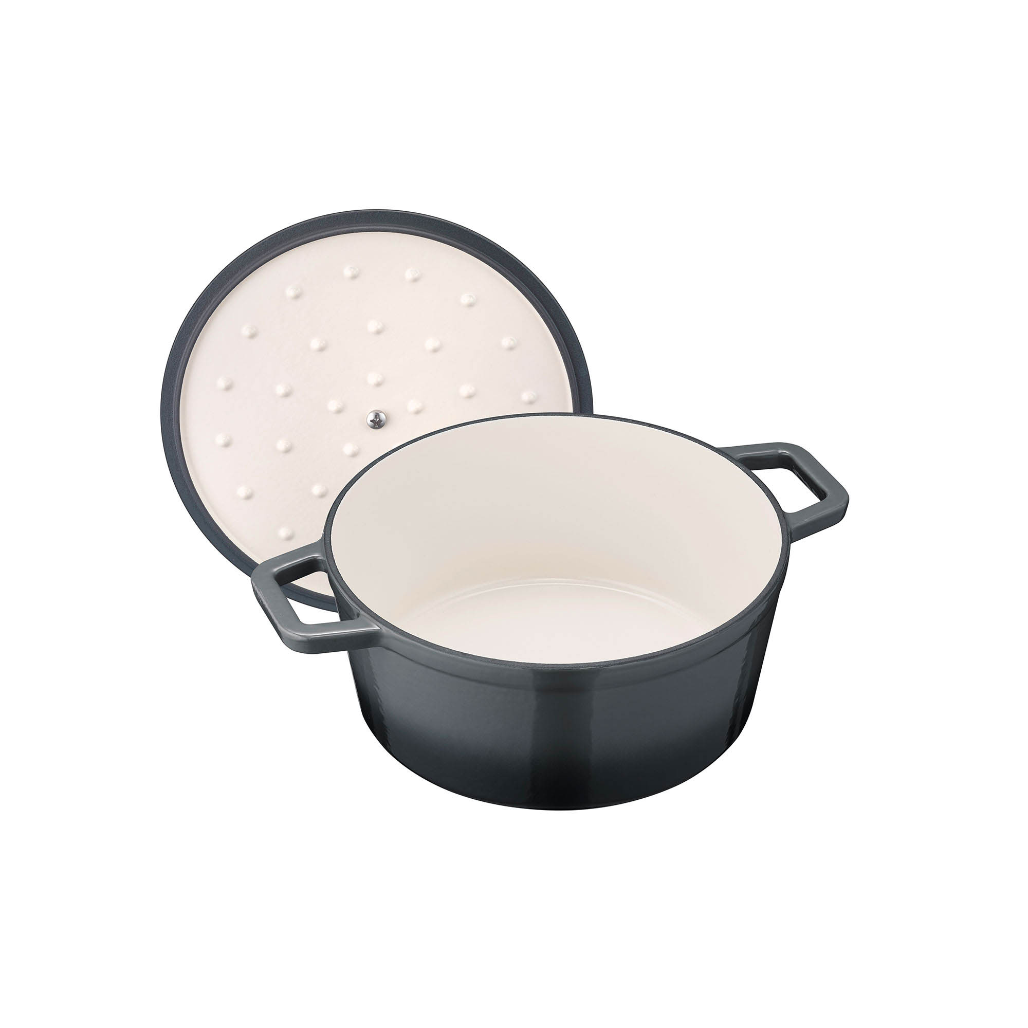 BERNDES casserole B.IRON cast iron round 24 cm 3.75 litres black INDUCTION