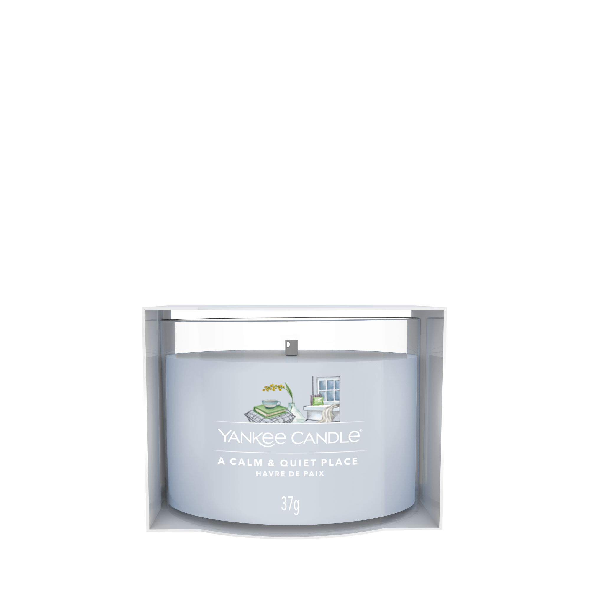 YANKEE CANDLE Glasvotivkerze A CALM & QUIET PLACE 37 g Duftkerze