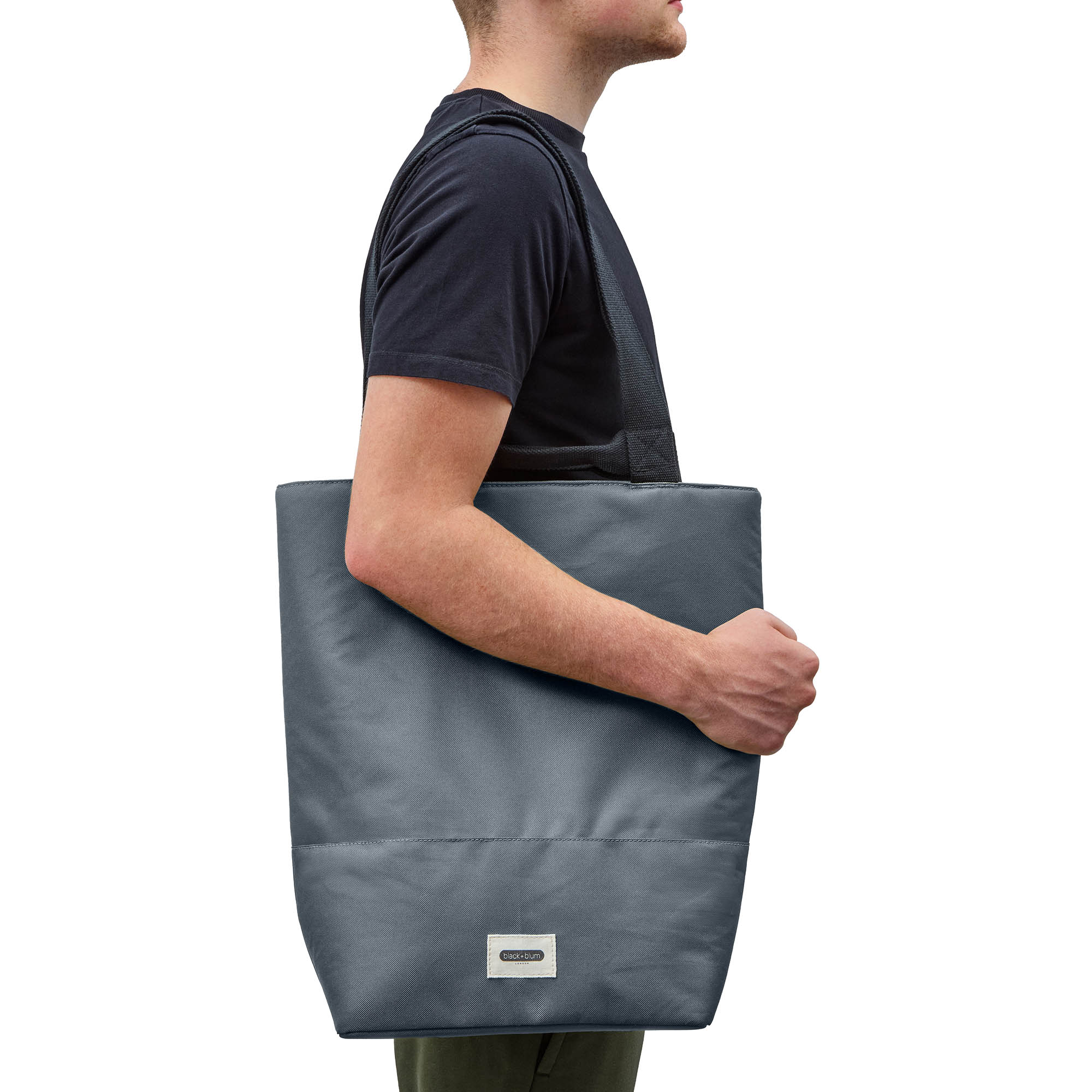 BLACK+BLUM Insulated Tote Bag, 16 litres, slate grey