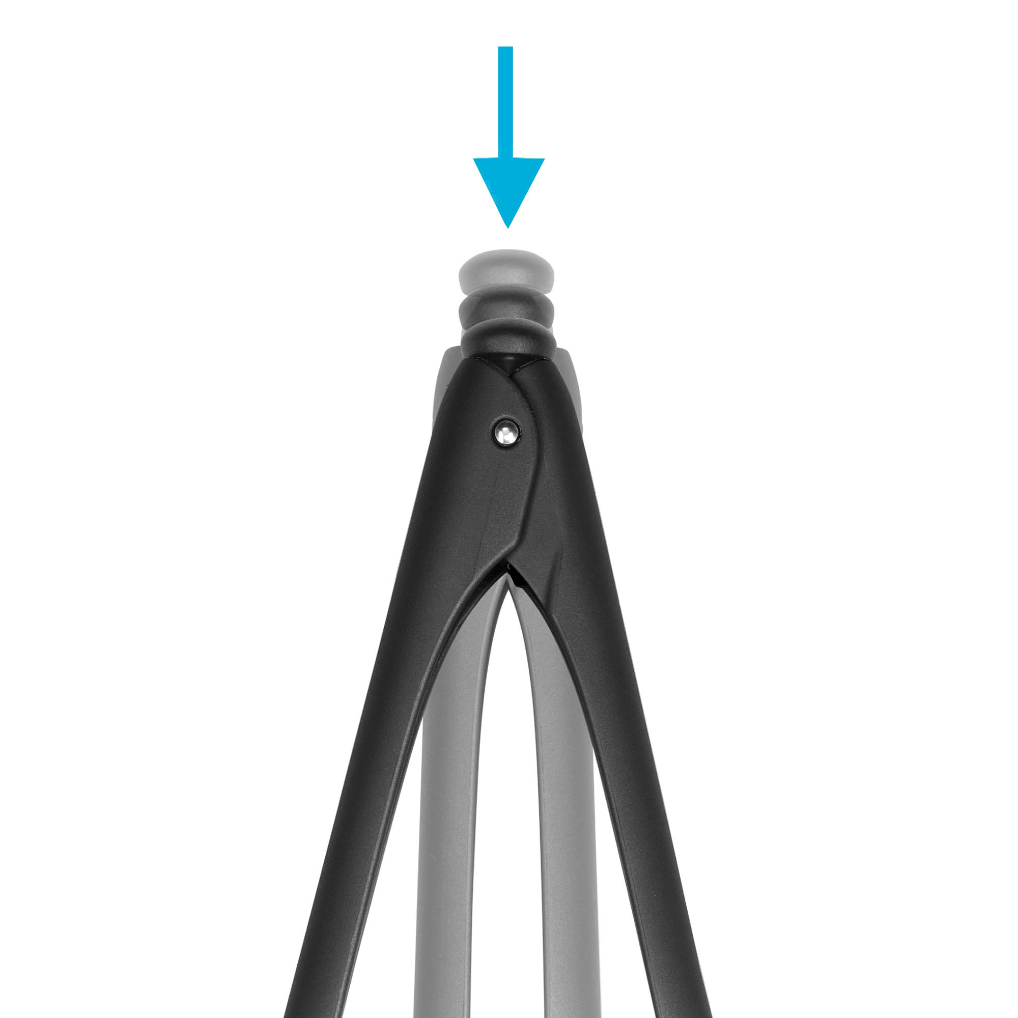 DREAMFARM kitchen tongs Serving tongs CLONGS LITE 28.5 cm black