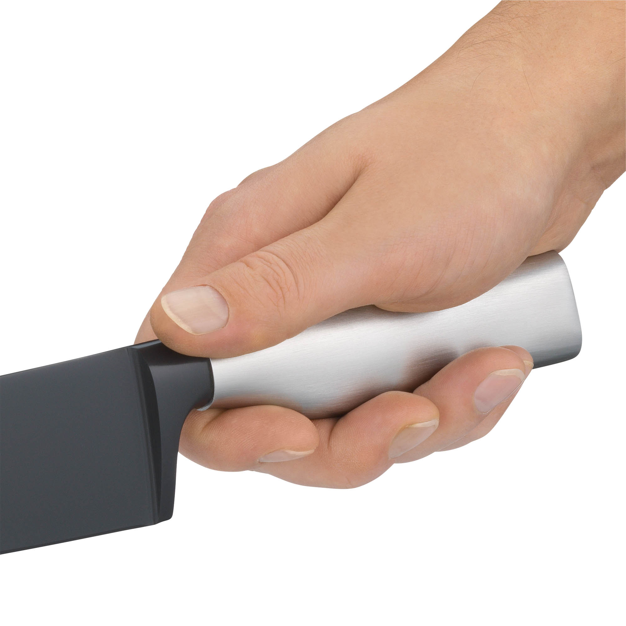 WMF Messer-Set ULTIMATE BLACK 4 Messer mit transparentem FlexTec-Messerblock