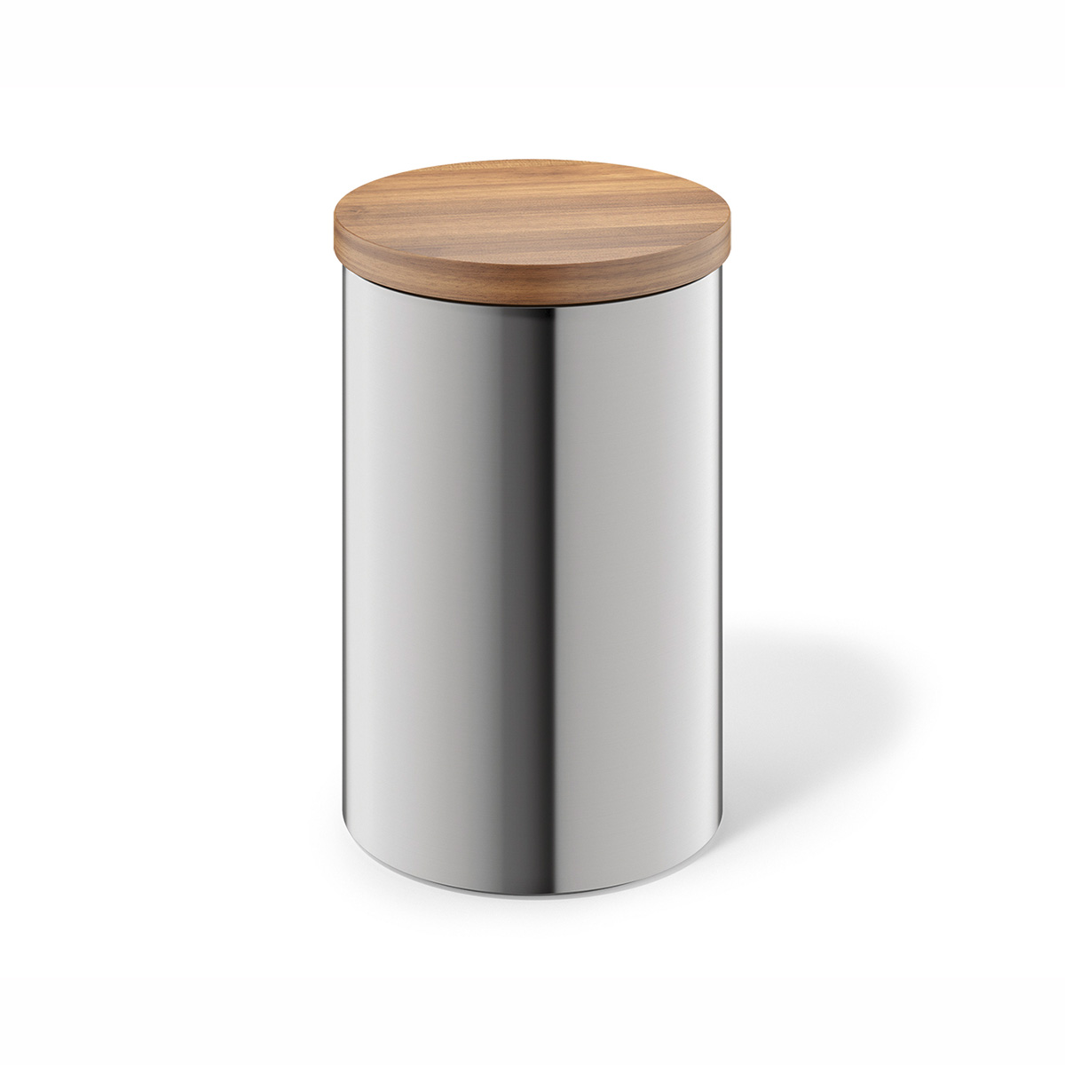 ZACK Serie Cera Vorratsdose 1,0 Liter Edelstahl mit Holzdeckel Frischhaltedose