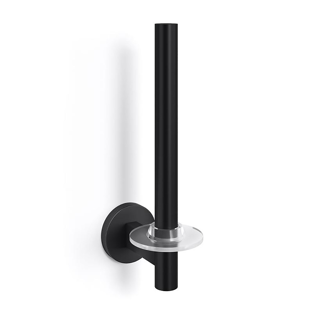 ZACK Ersatz-Toilettenpapierhalter SCALA aus Edelstahl schwarz