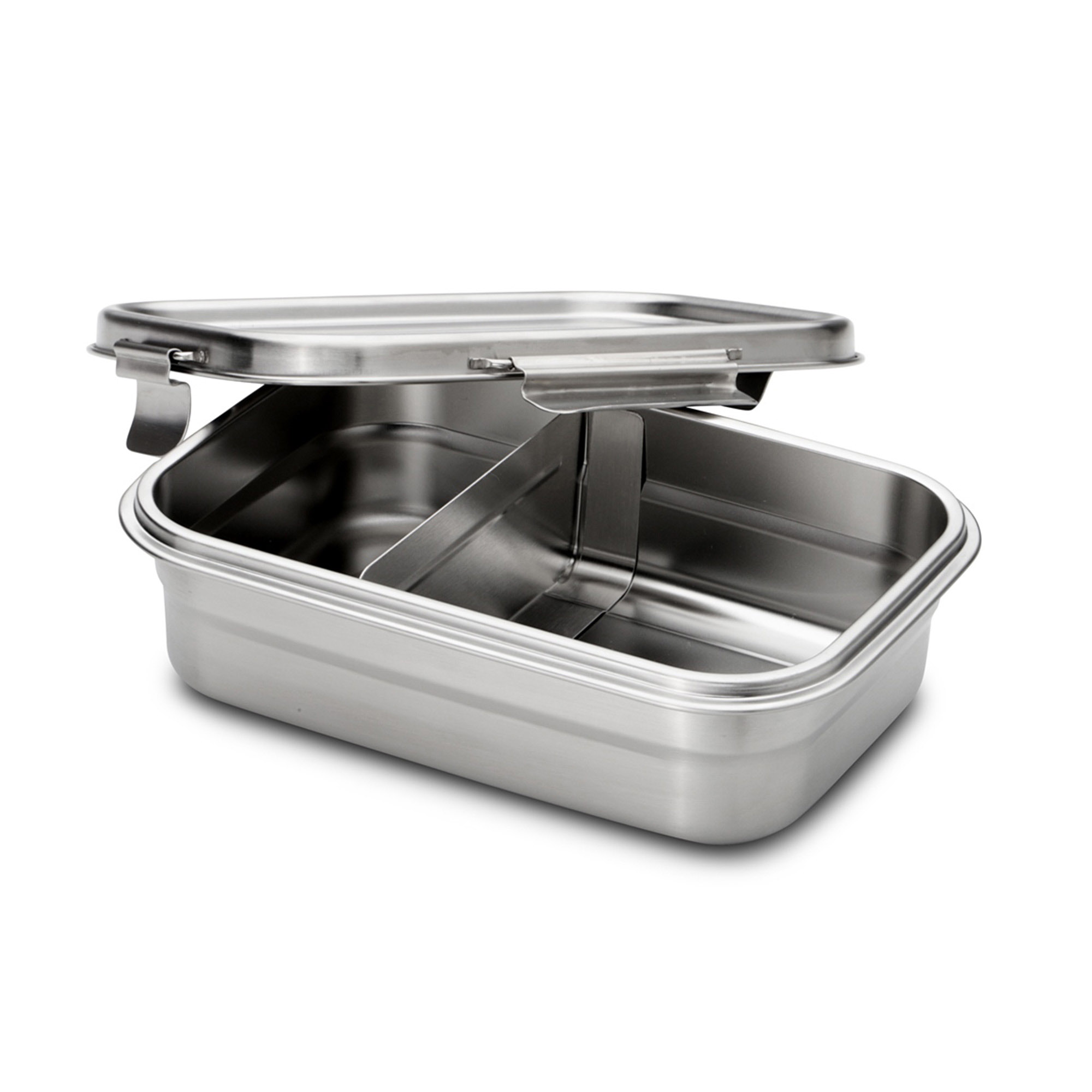 WEIS Vesperdose Lunchbox aus Edelstahl tiefe Form 1,2 Liter