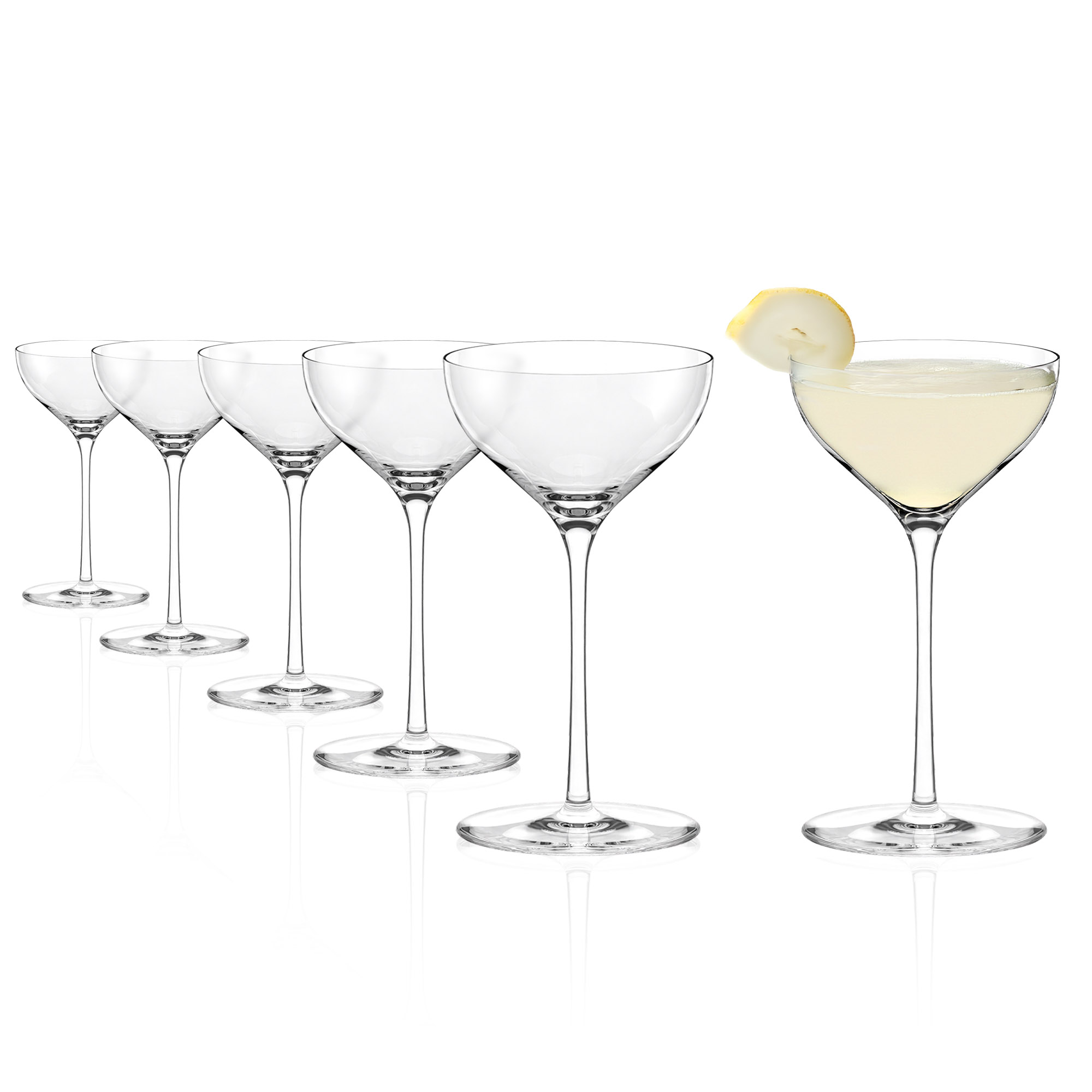 STÖLZLE LAUSITZ Bar-Serie KYOTO Cocktailglas Nick & Nora-Glas 6 Stück 190 ml