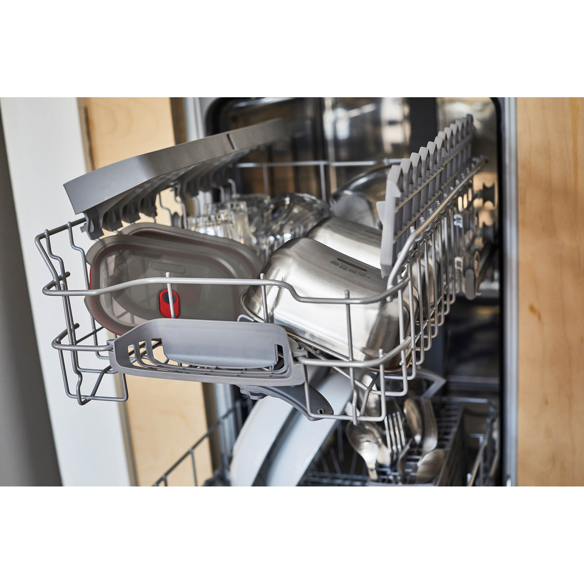 BLACK+BLUM Multifunctional Lunchbox, Stainless Steel, Large, 19.5 x 19 x 7.7 cm, 1.4 litres
