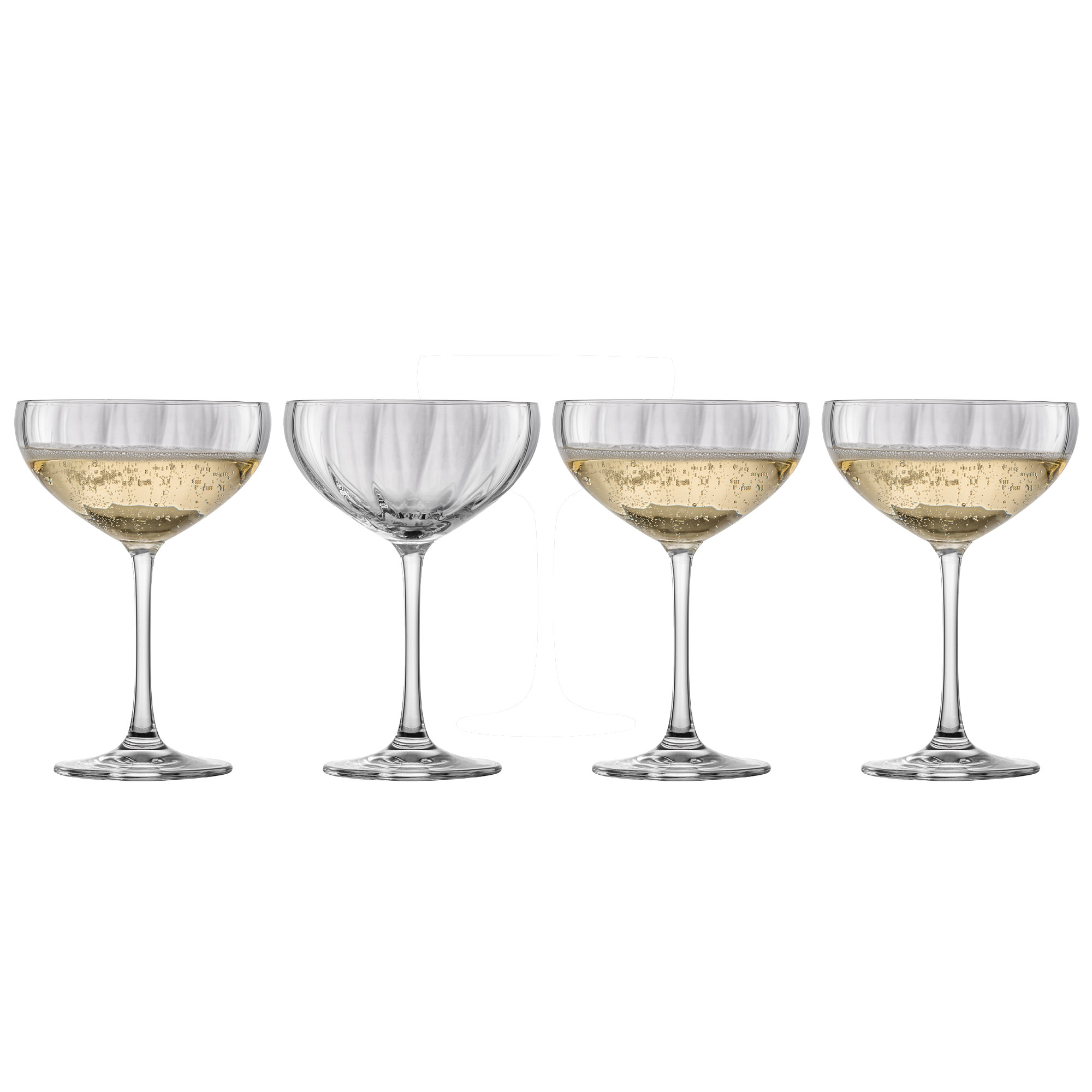 SCHOTT ZWIESEL Serie BLOSSOM Sektschale Dessertschale 4 Stück Inhalt 281 ml