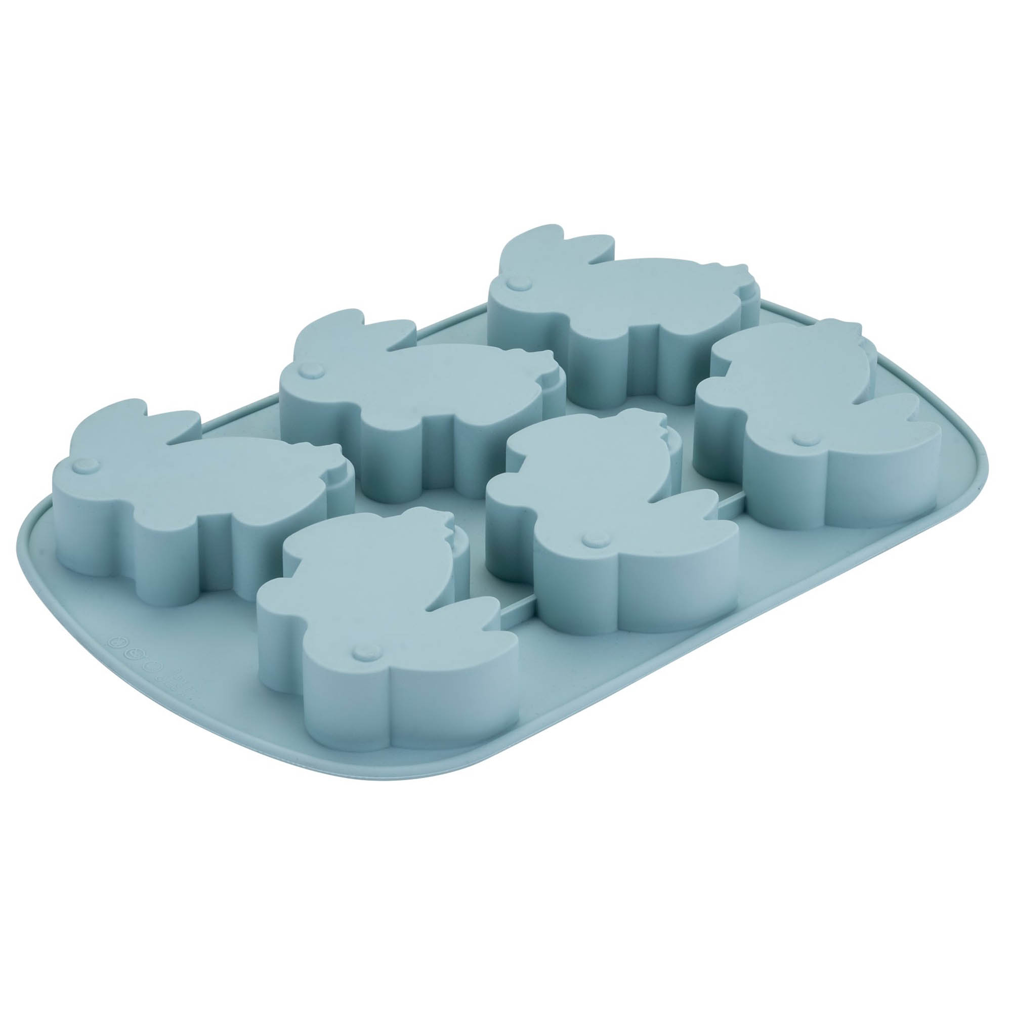 DR.OETKER Silikon-Backform HÄSCHEN für 6 kleine Hasen-Küchlein