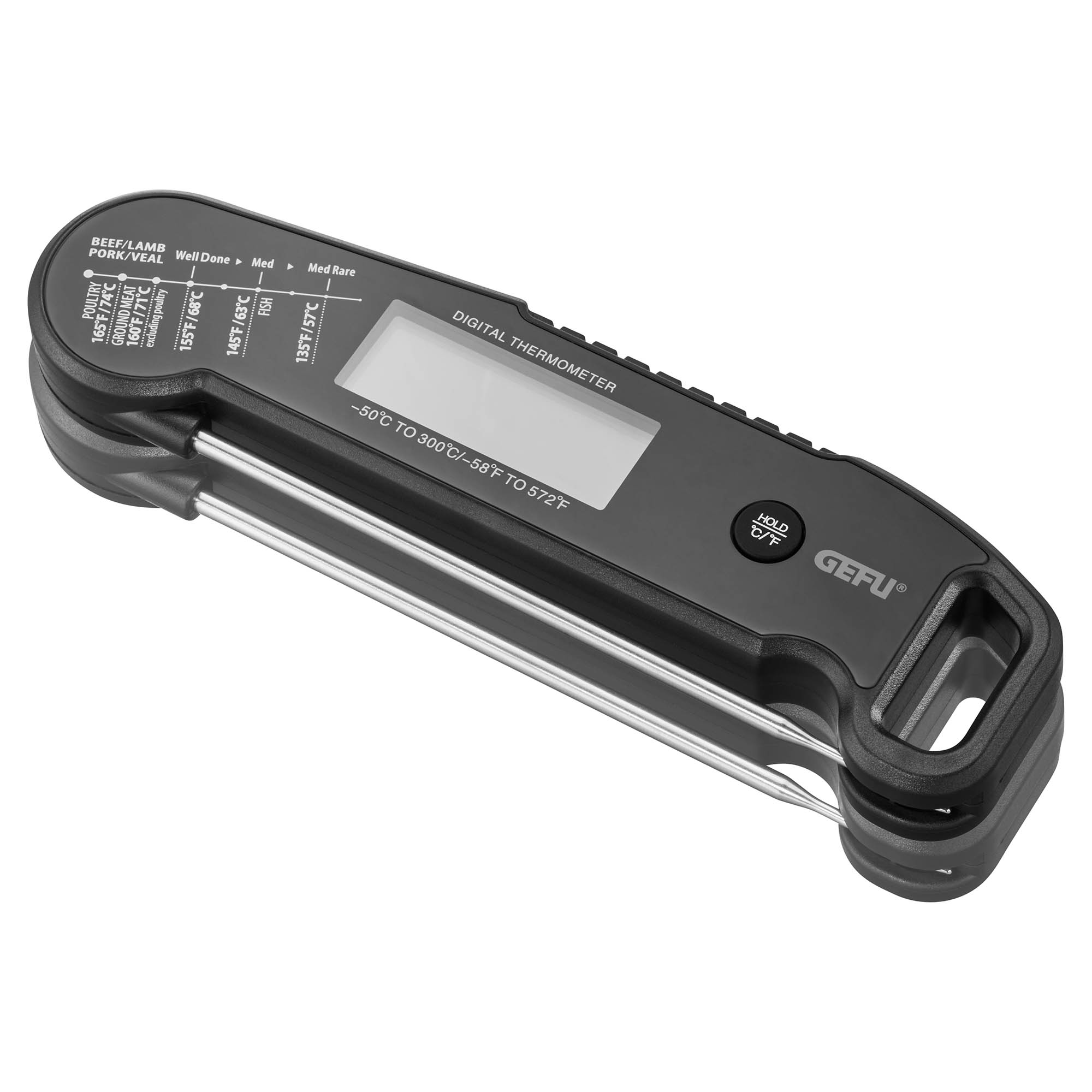 GEFU Folding digital roasting thermometer AUREMA barbecue thermometer