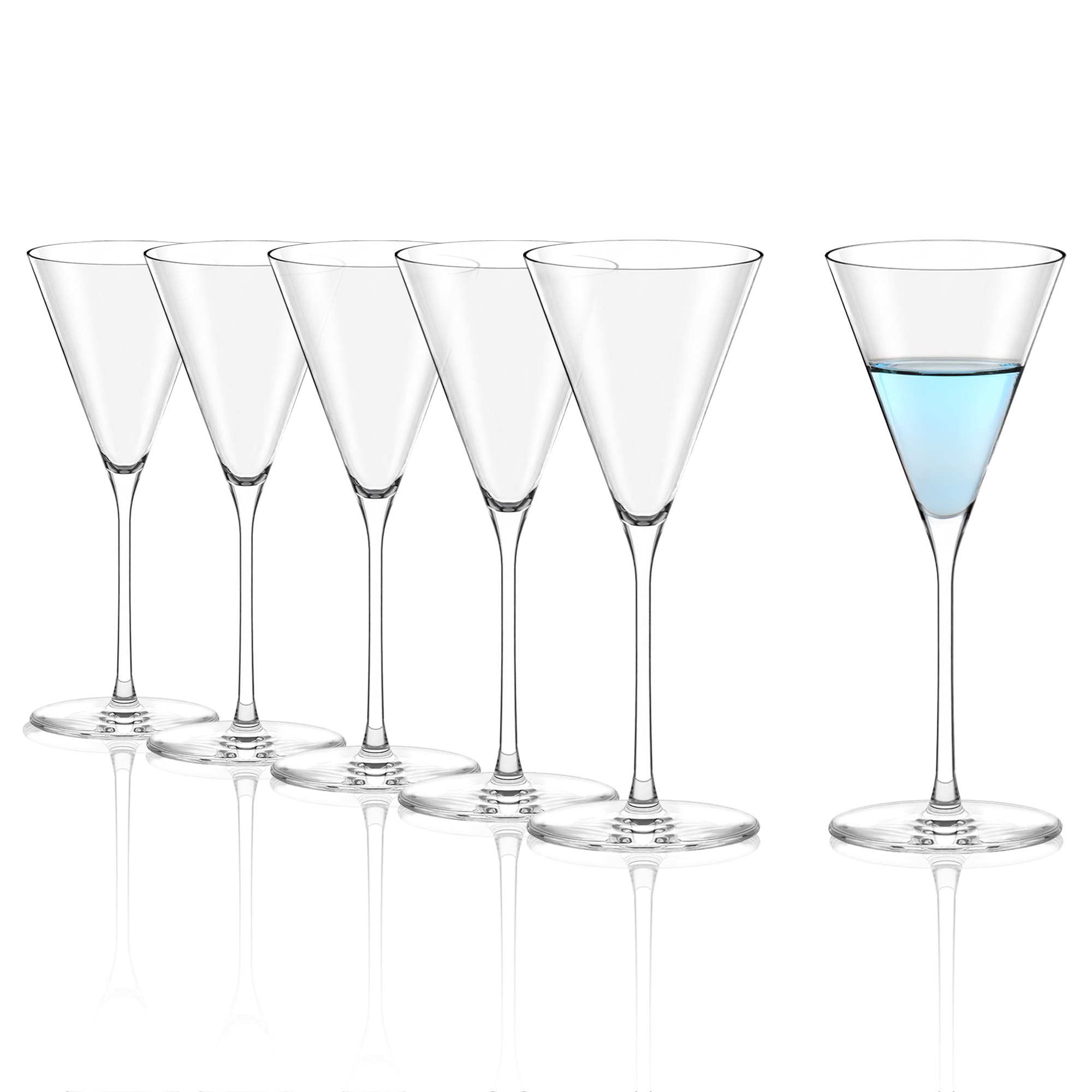 STÖLZLE LAUSITZ Bar-Serie KYOTO Martiniglas Cocktailspitz 6 Stück Inhalt 120 ml