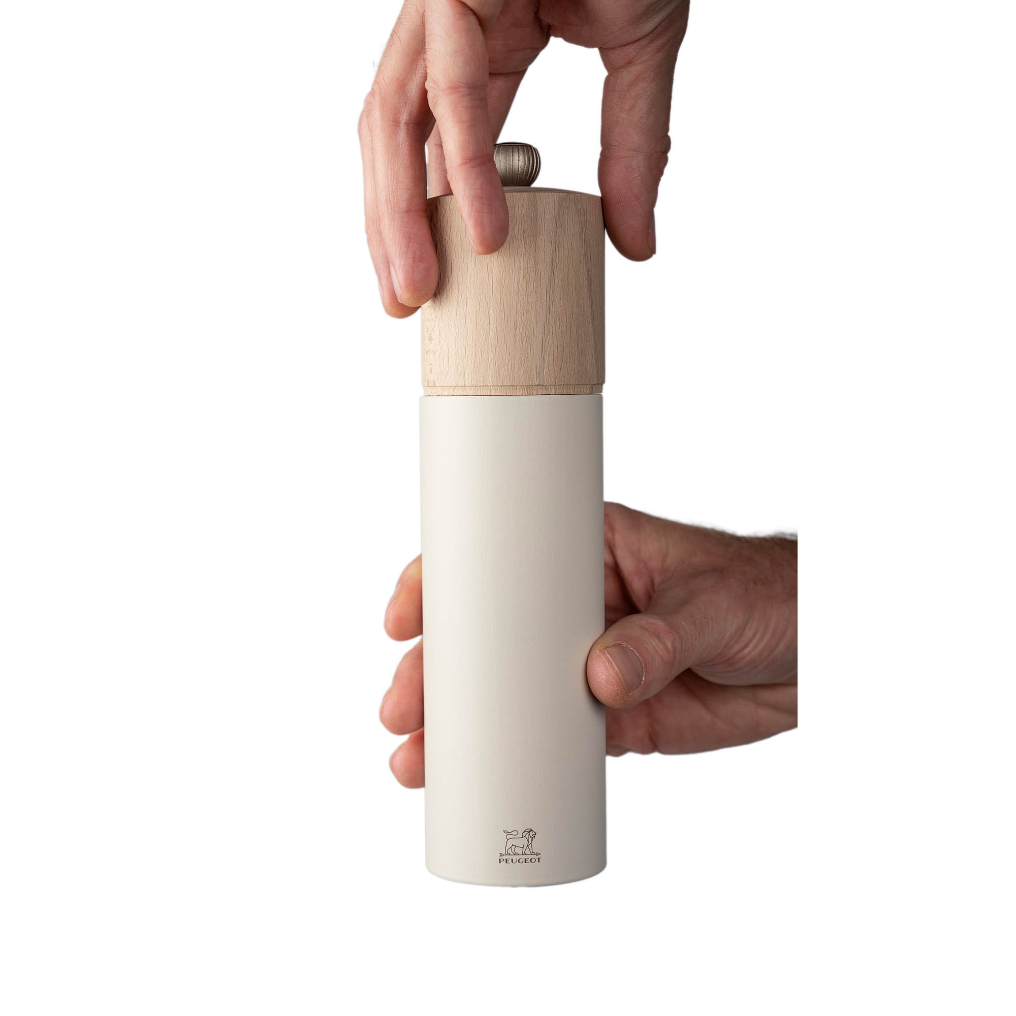 PEUGEOT Salzmühle BOREAL 21 cm Buchenholz federweiß mit ZIRLION-Mahlwerk