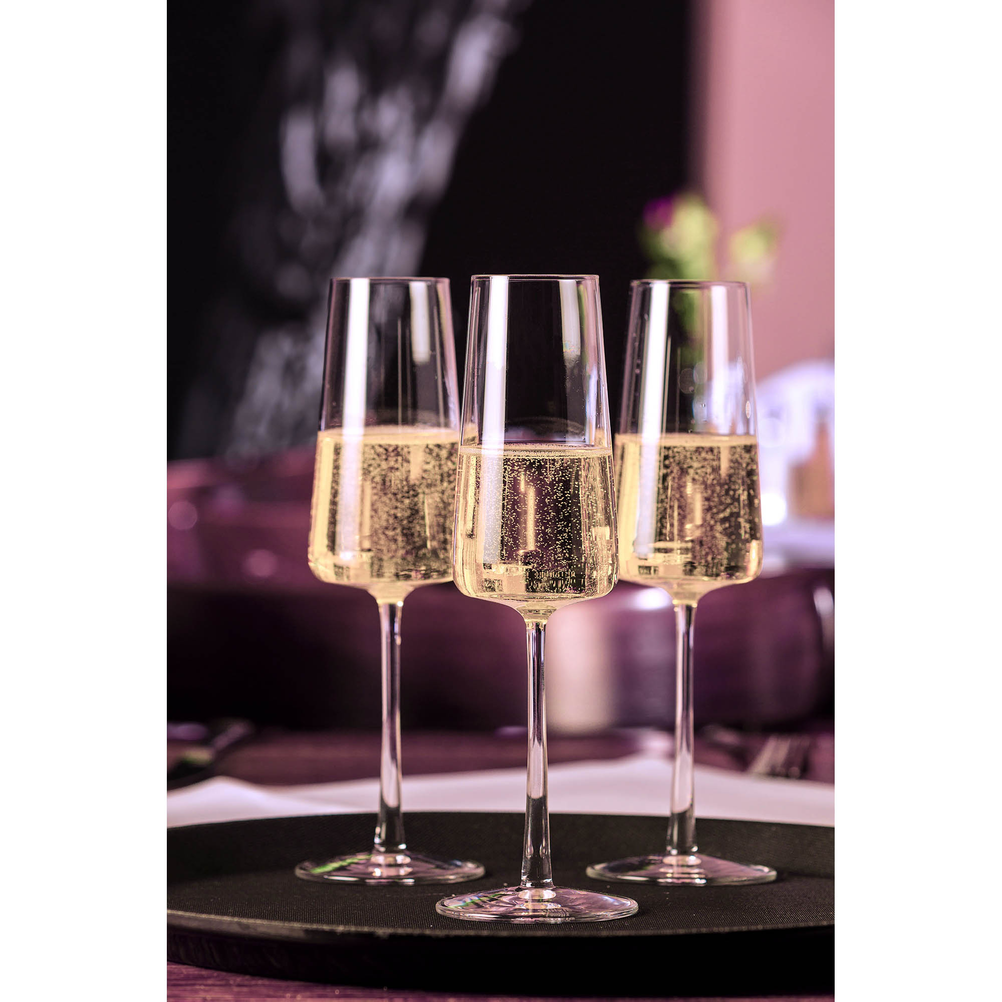 STÖLZLE LAUSITZ Serie POWER Champagnerglas 6 Stück geeicht 0,1 l Füllstrich