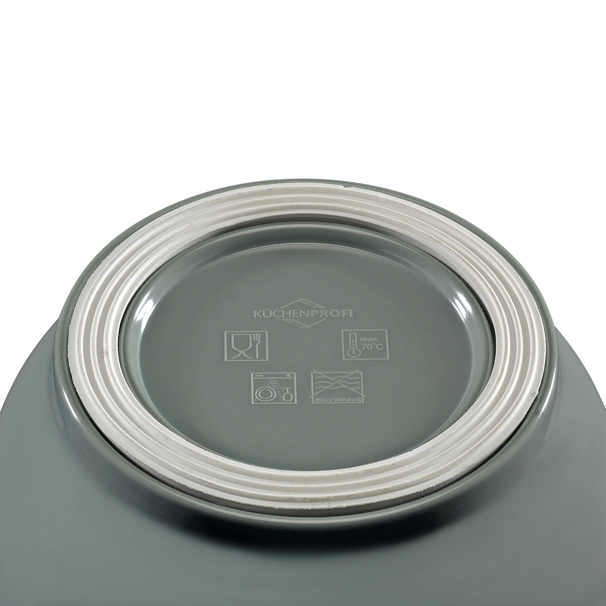 KÜCHENPROFI BAKE mixing bowl made of melanin 1 litre grey