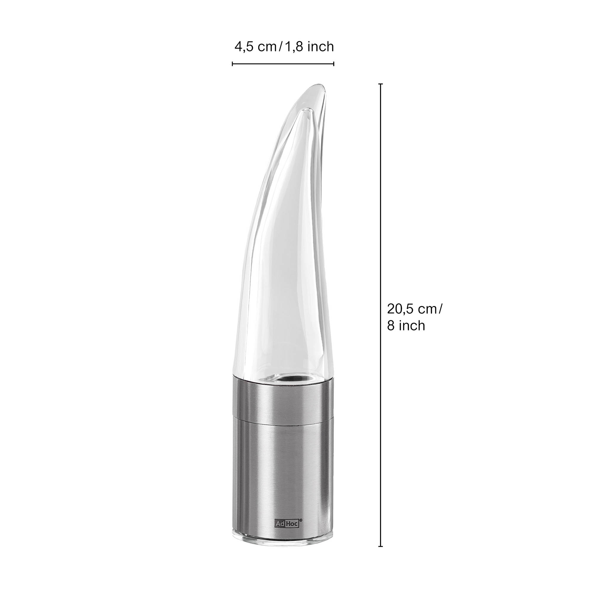 AdHoc gift set chilli cutter PEPE stainless steel / acrylic + 20 g Bird's Eye chillies