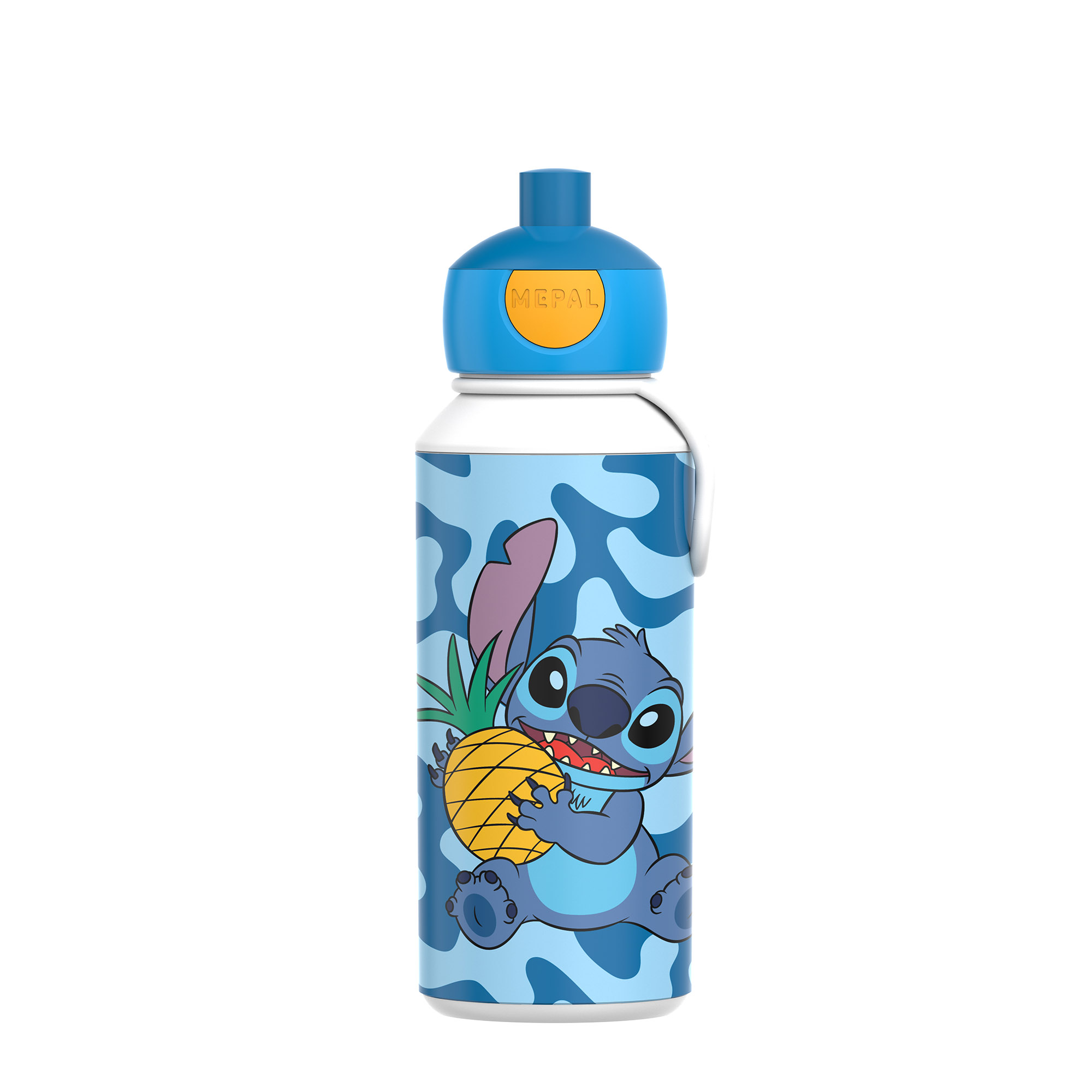 MEPAL Pop-up-Trinkflasche für Kinder CAMPUS 0,4 Liter Motiv Stitch