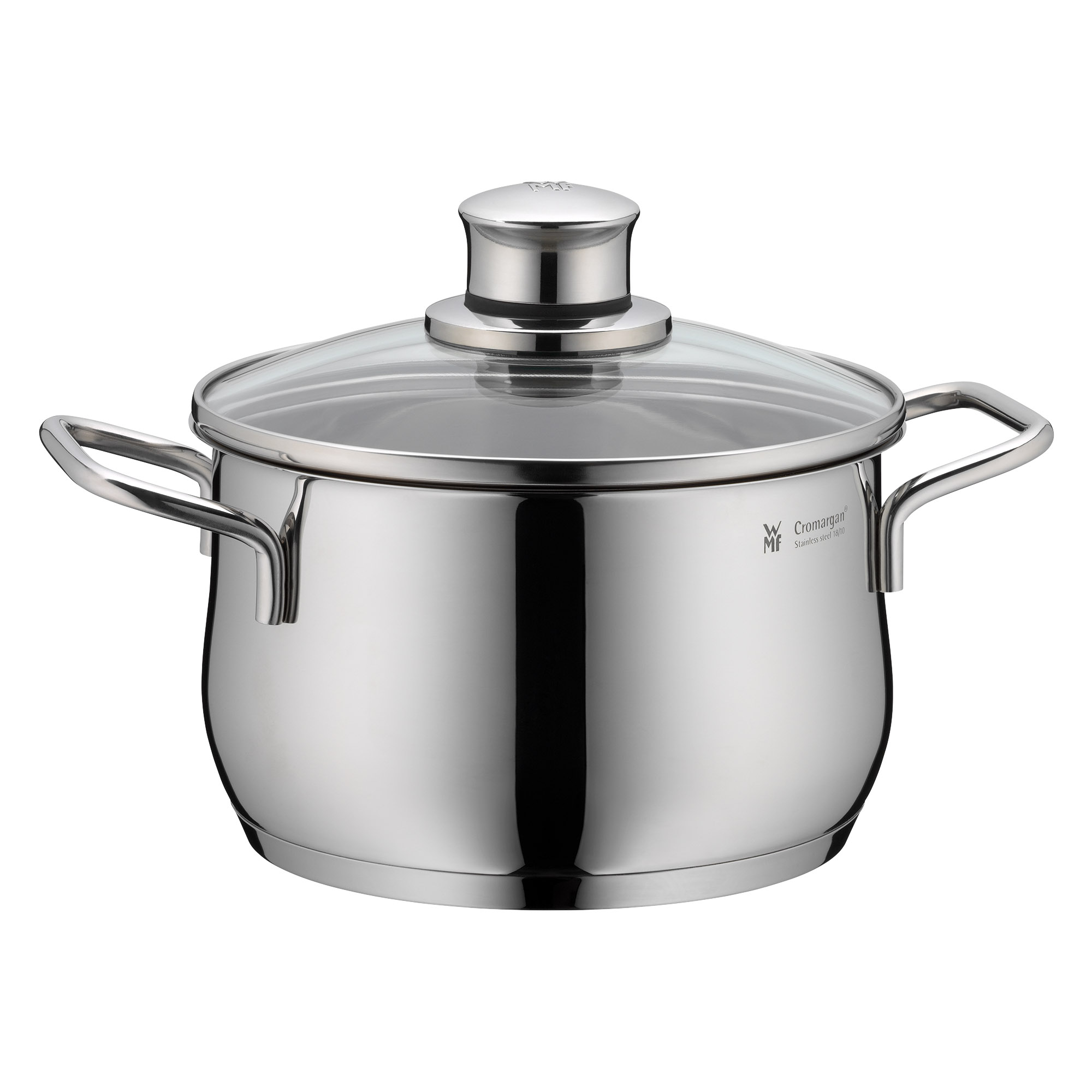 WMF Topfserie DIADEM PLUS Fleischtopf 16 cm 2,0 Liter mit Glasdeckel