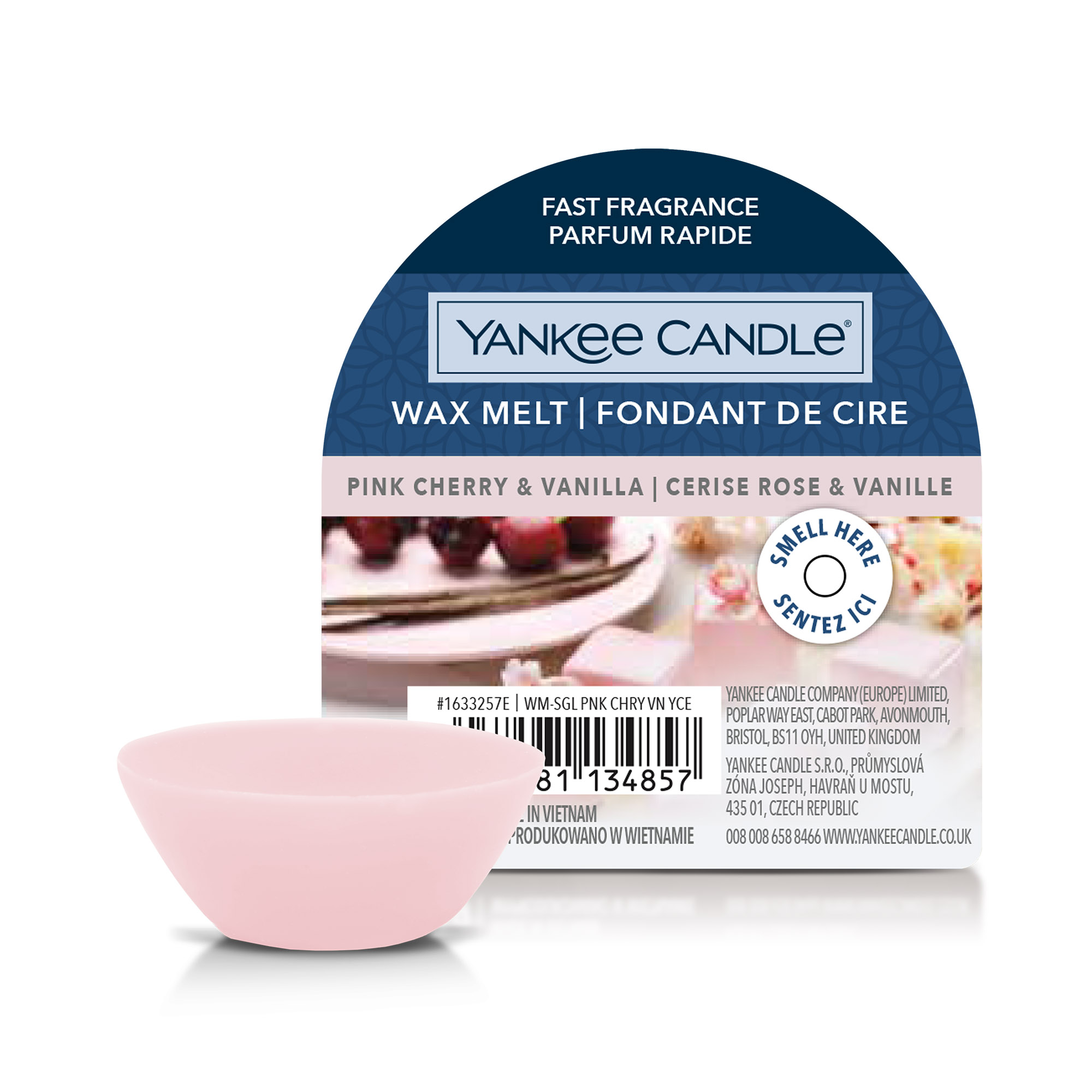 YANKEE CANDLE Wax Melt PINK CHERRY & VANILLA 22 g Duftwachs