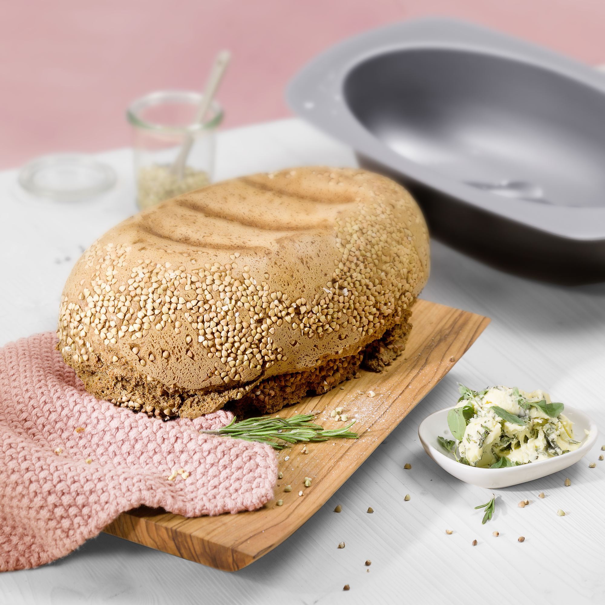 KAISER Brotform Brotbackform 32 cm OVAL auch für Sauerteig