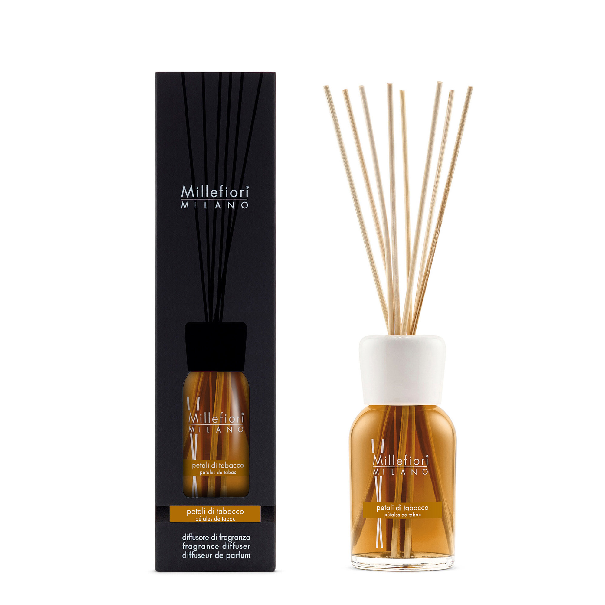MILLEFIORI MILANO Raumduft Diffuser 250 ml PETALI DI TABACCO