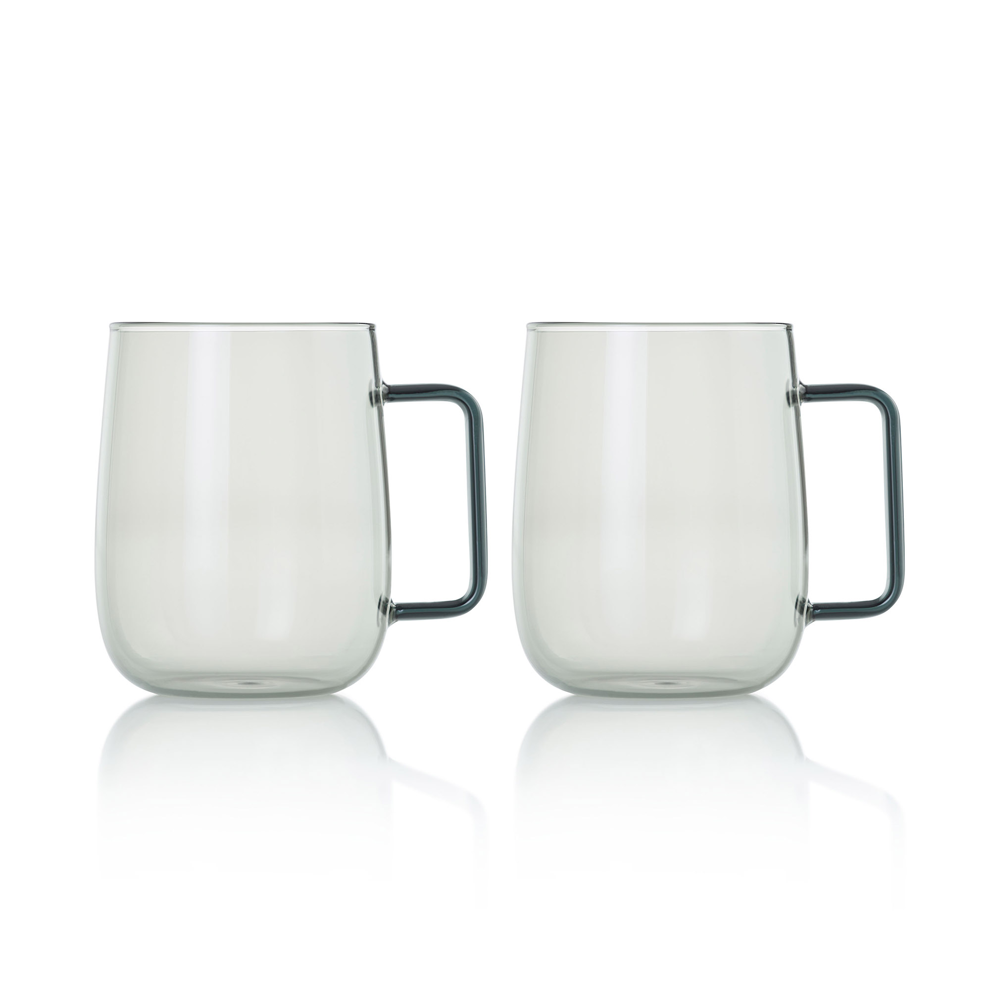 AdHoc Teetasse Teebecher YUNA Set mit 2 Stück Borosilikatglas Inhalt 0,56 Liter