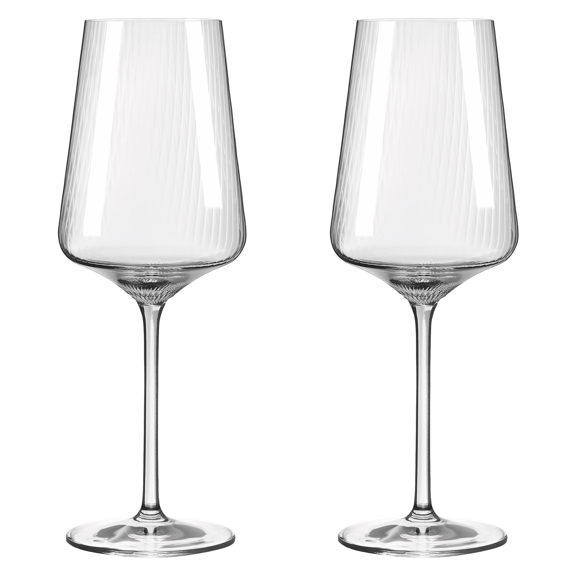 RITZENHOFF 2er-Set Weißweinglas SONNENSCHLIFF Inhalt je 400 ml