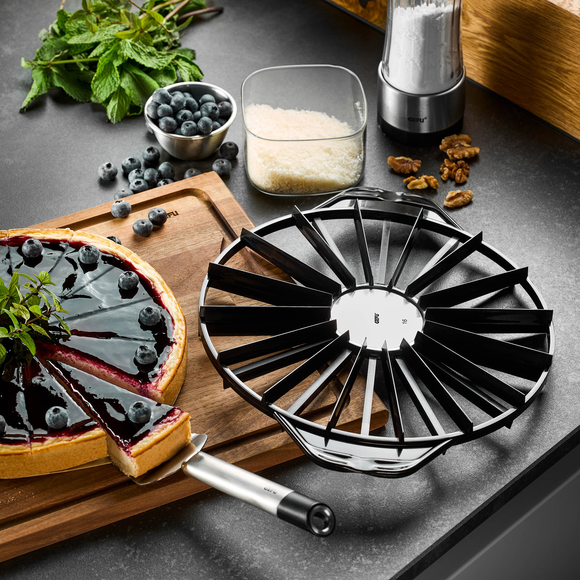 GEFU Tortenteiler DIVIDO 26,5 cm für 14 / 16 Stücke