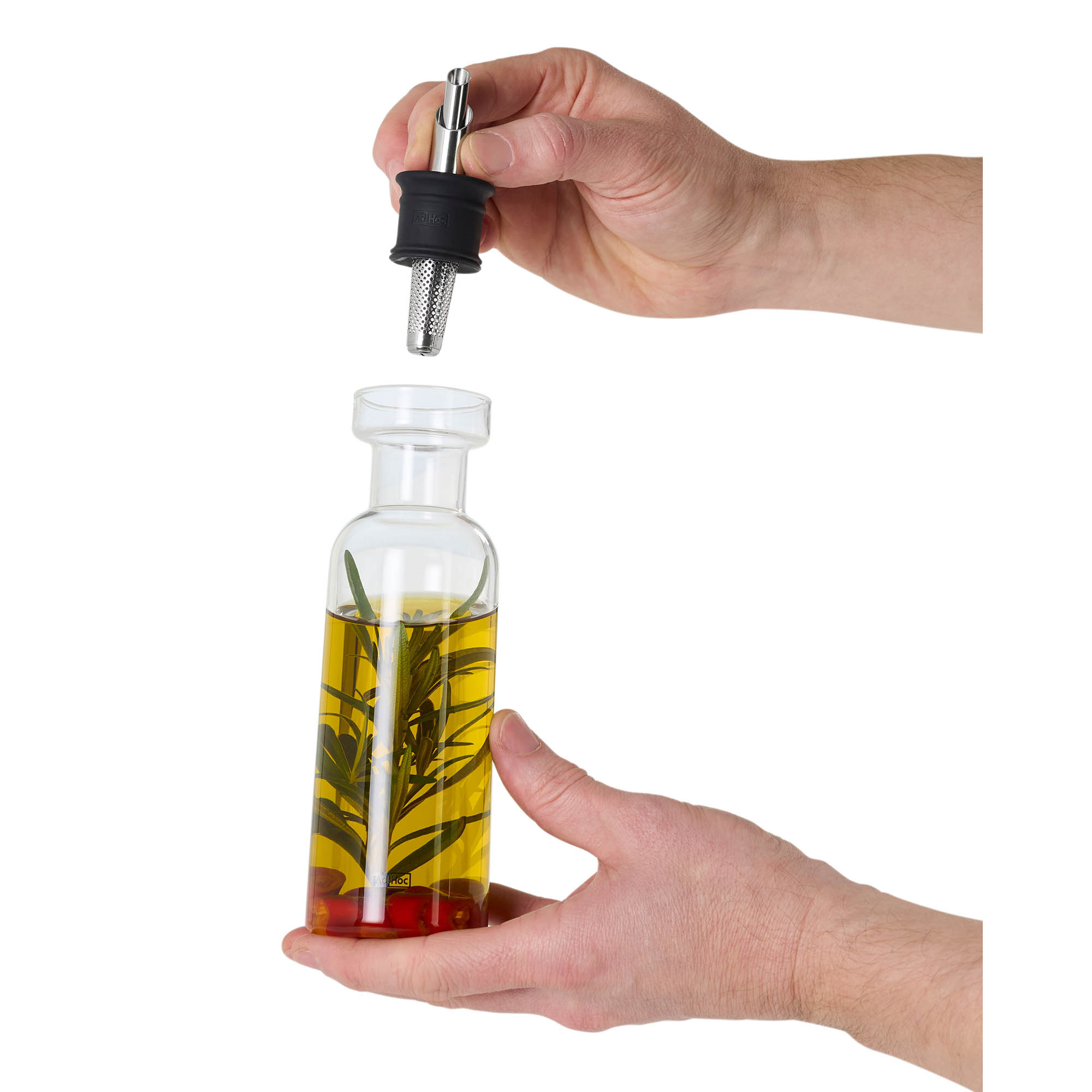 AdHoc Ölspender Essigspender AROMA POUR für tropffreies Ausgießen 300 ml