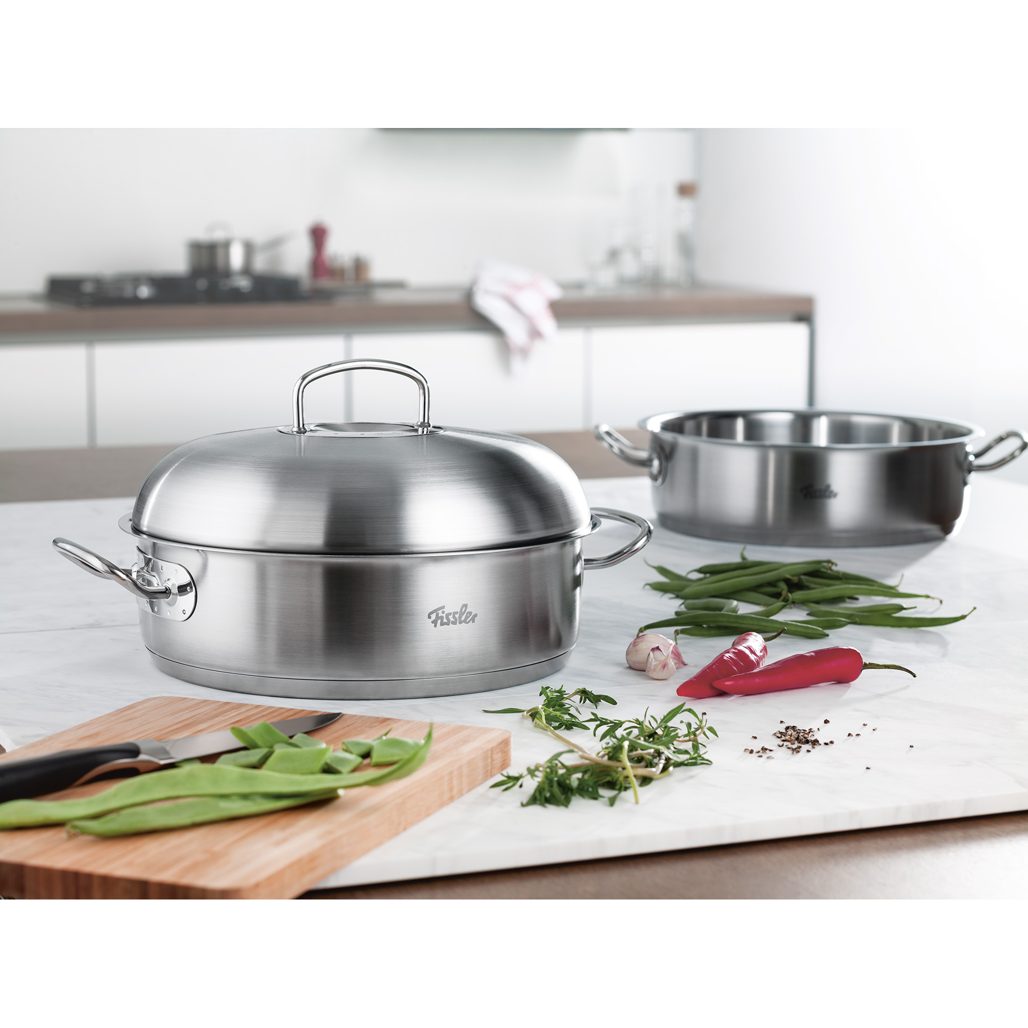 FISSLER Original-Profi Collection Bräter 28 cm mit Hochraumdeckel