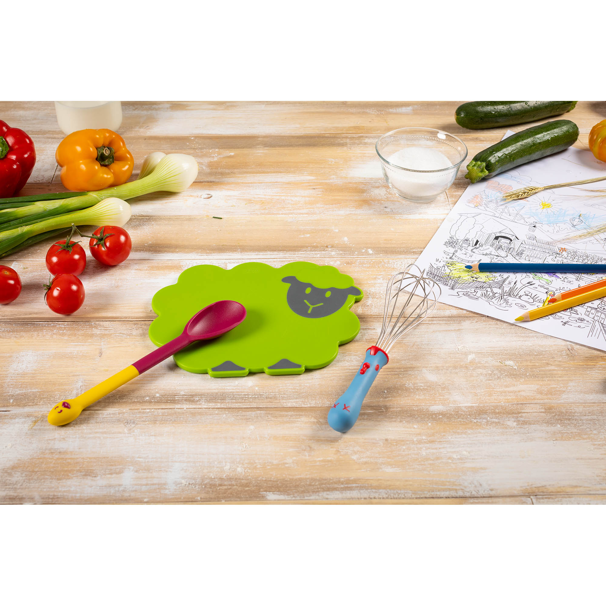 KUHN RIKON kinderkitchen Schneidebrett Schaf