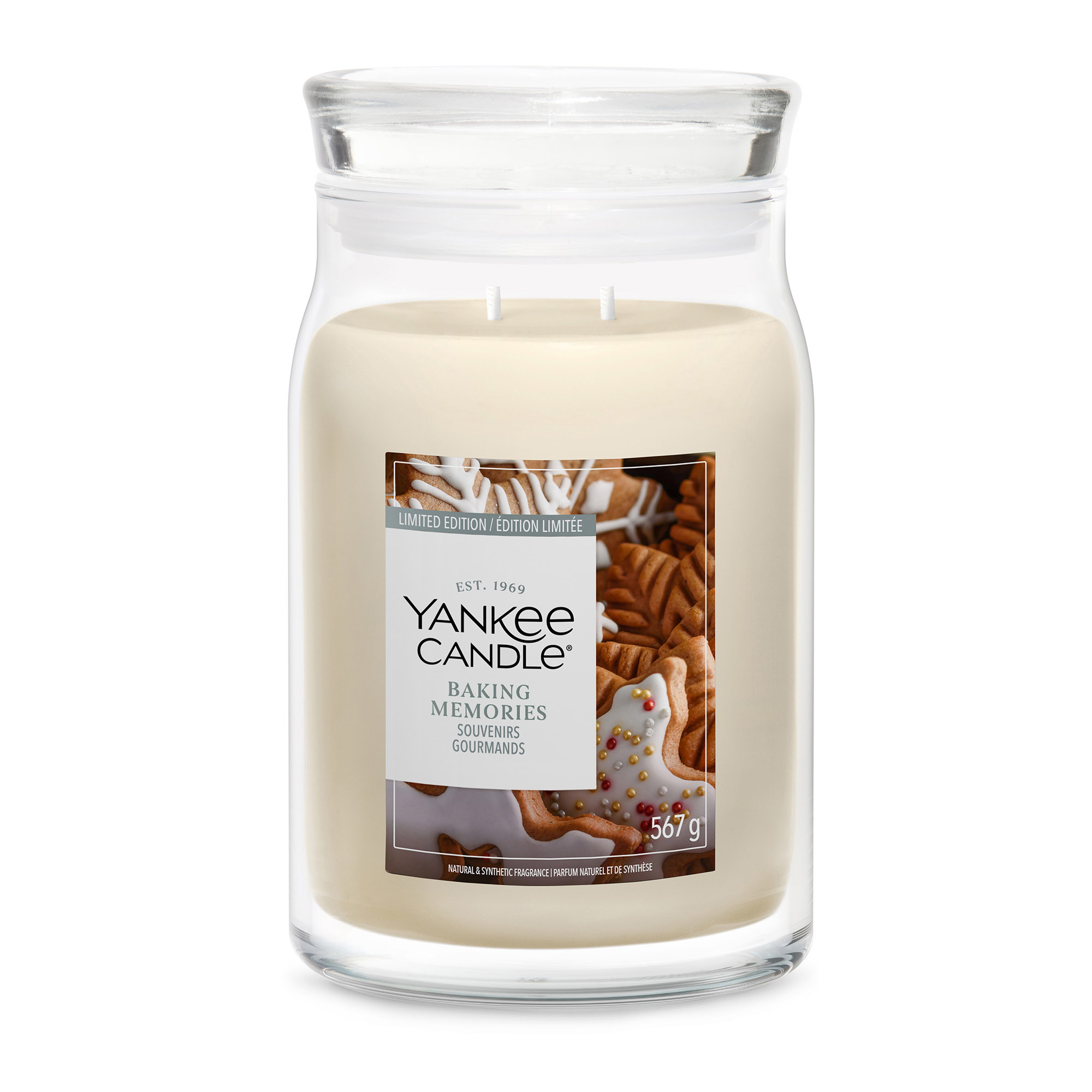 YANKEE CANDLE Große Signature Kerze BAKING MEMORIES 567 g Duftkerze