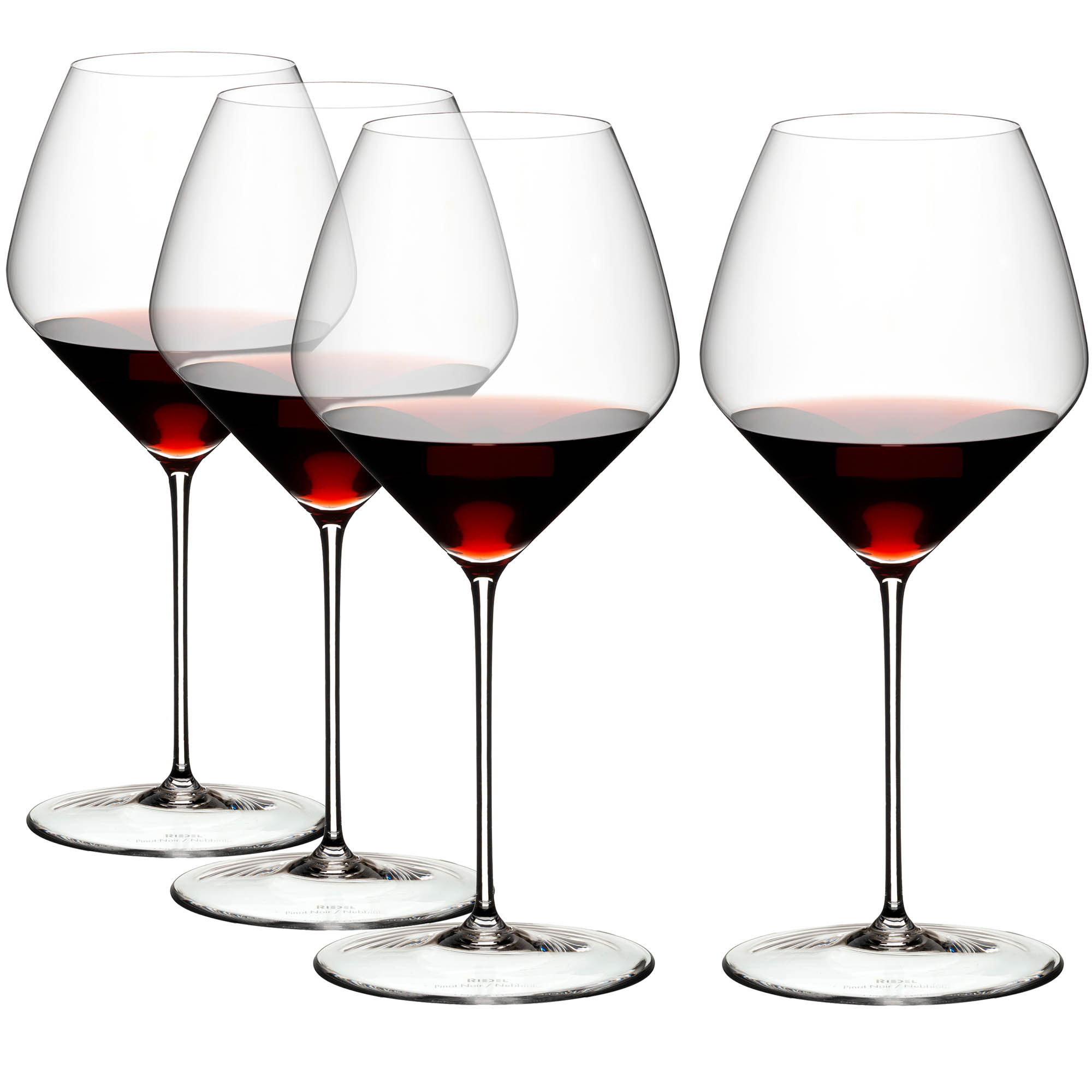 RIEDEL Serie VELOCE 4er-Vorteils-Set Rotweinglas Pinot Noir / Nebbiolo Inhalt 768 ml