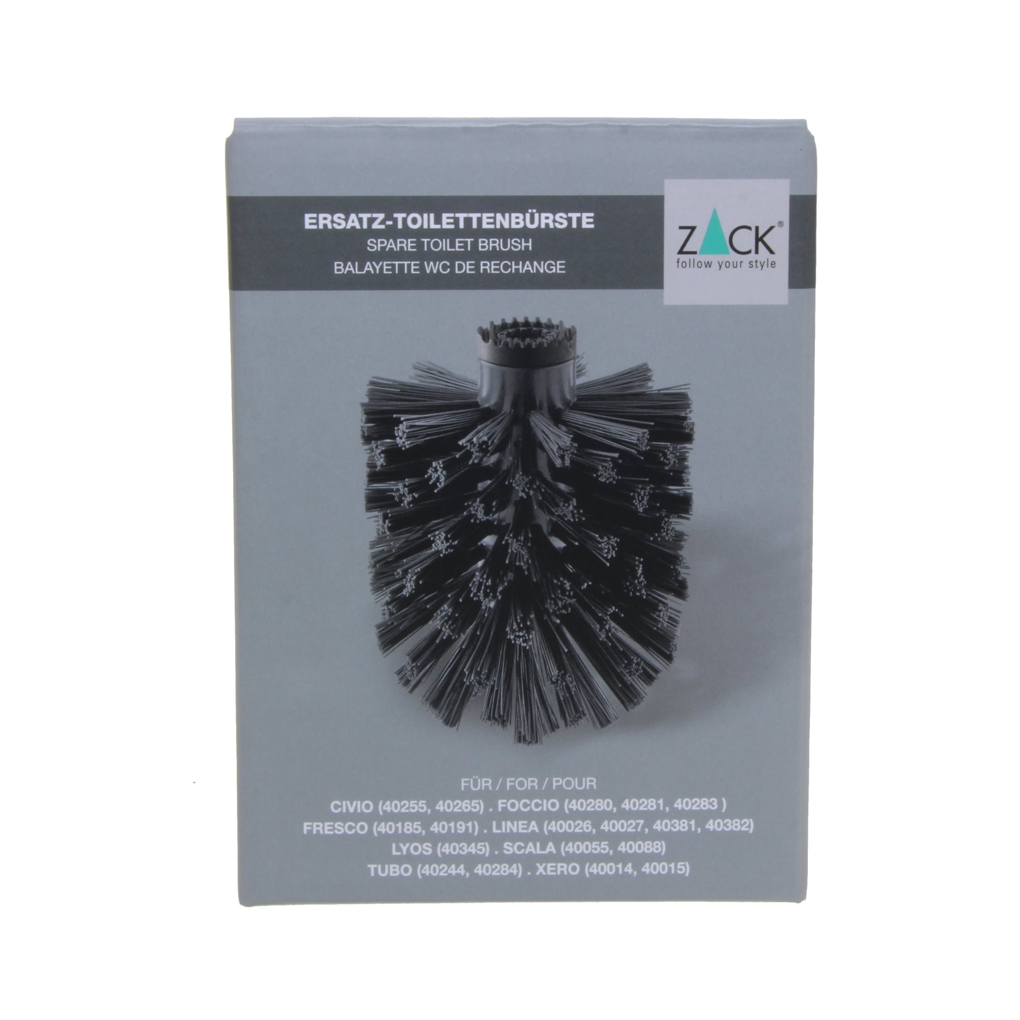 ZACK Ersatz-Toilettenbürste für TUBO FOCCIO XERO FRESCO LINEA SCALA CARVO