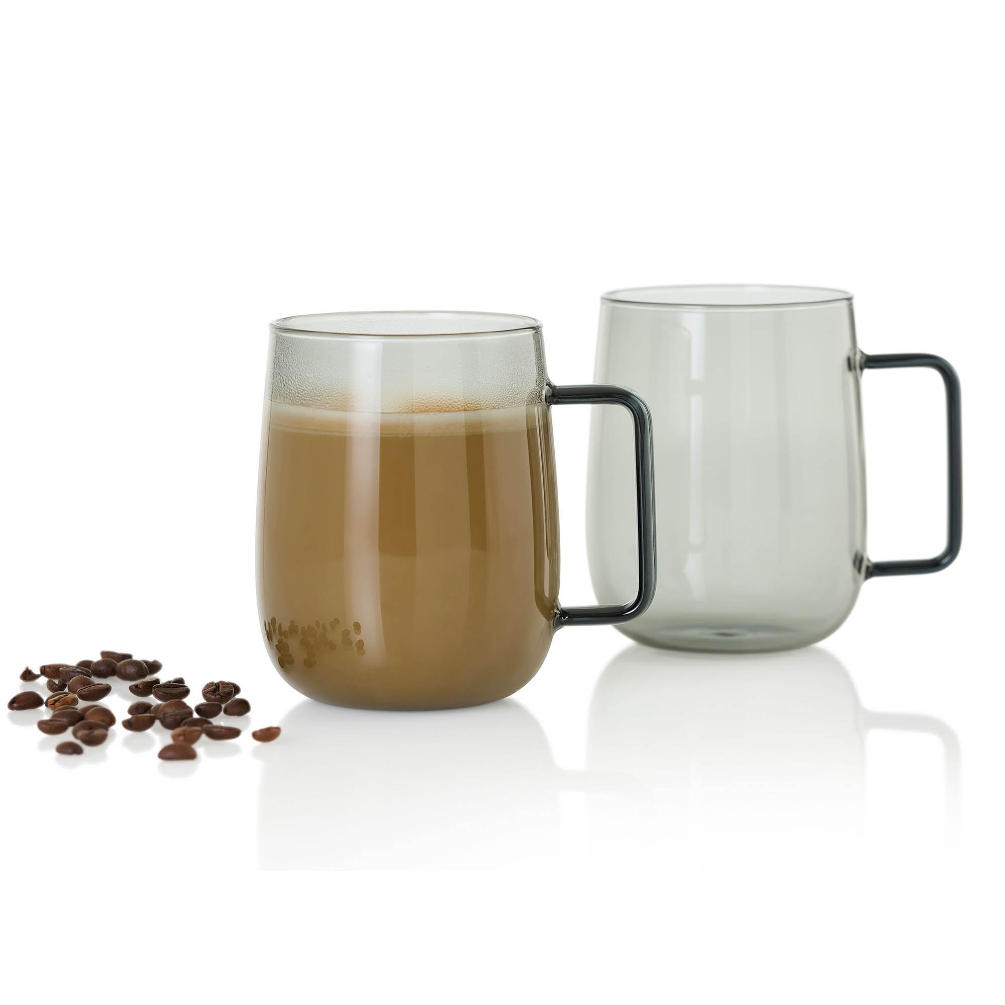 AdHoc tea cup tea mug YUNA set with 2 pieces borosilicate glass capacity 0.56 litres