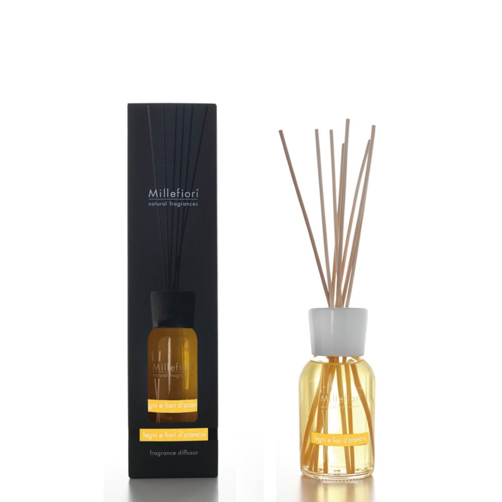 MILLEFIORI MILANO Raumduft Diffuser 100 ml LEGNI E FIORI D'ARANCIO