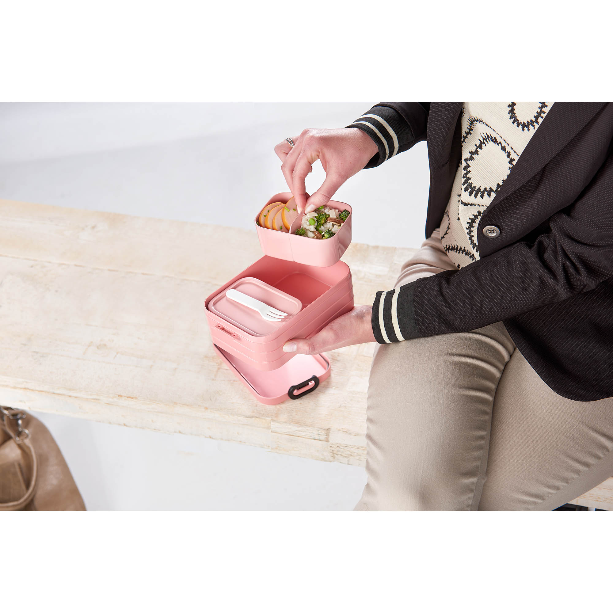 MEPAL TAKE A BREAK Bento Lunchbox, 0.9 litres, Nordic Blue