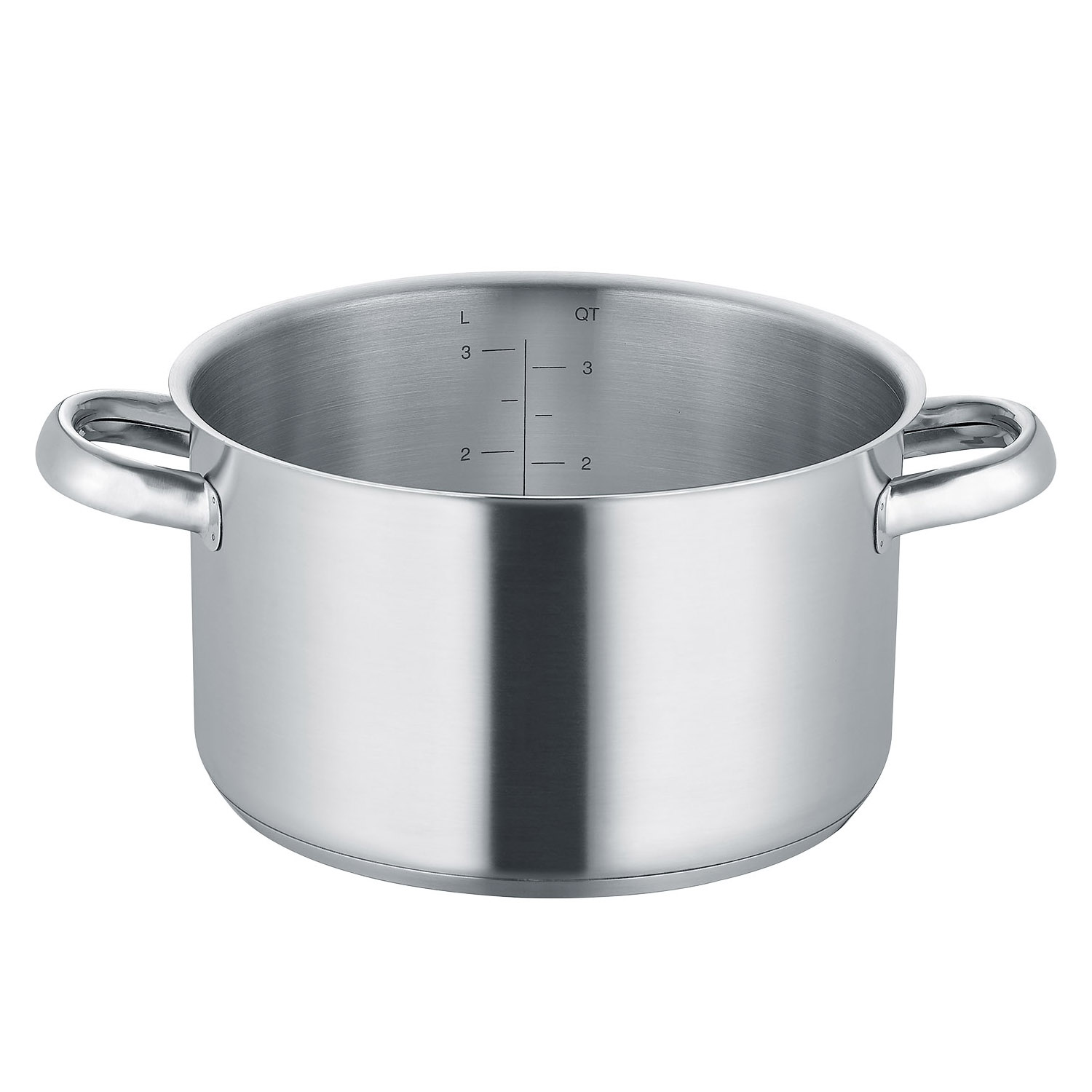 BERNDES Topfset NEW ROMA 4-teilig Edelstahl mit Glasdeckeln