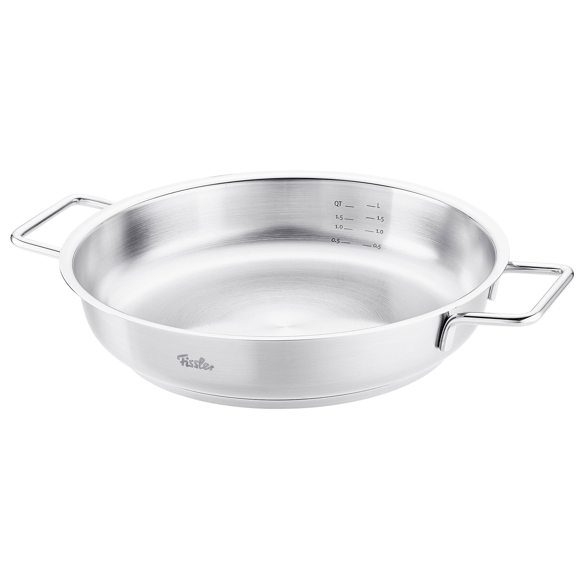 FISSLER Serie PURE COLLECTION Servierpfanne Edelstahl 28 cm