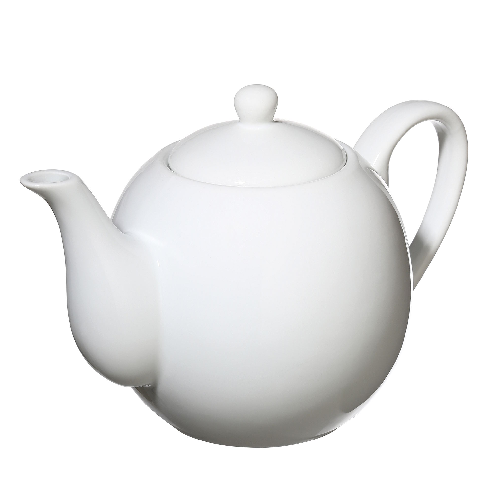 CILIO Porzellan Teekanne / Kaffeekanne 1,5 Liter weiß