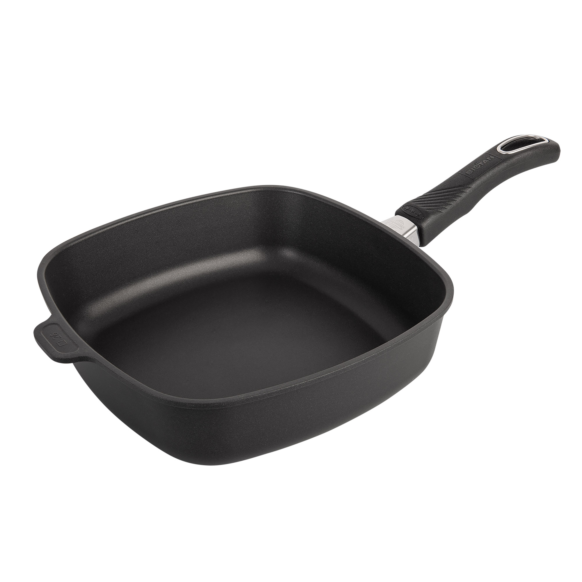 GASTROLUX Guss-Bratpfanne BIOTAN PLUS eckig 26 x 26 cm Höhe 7 cm