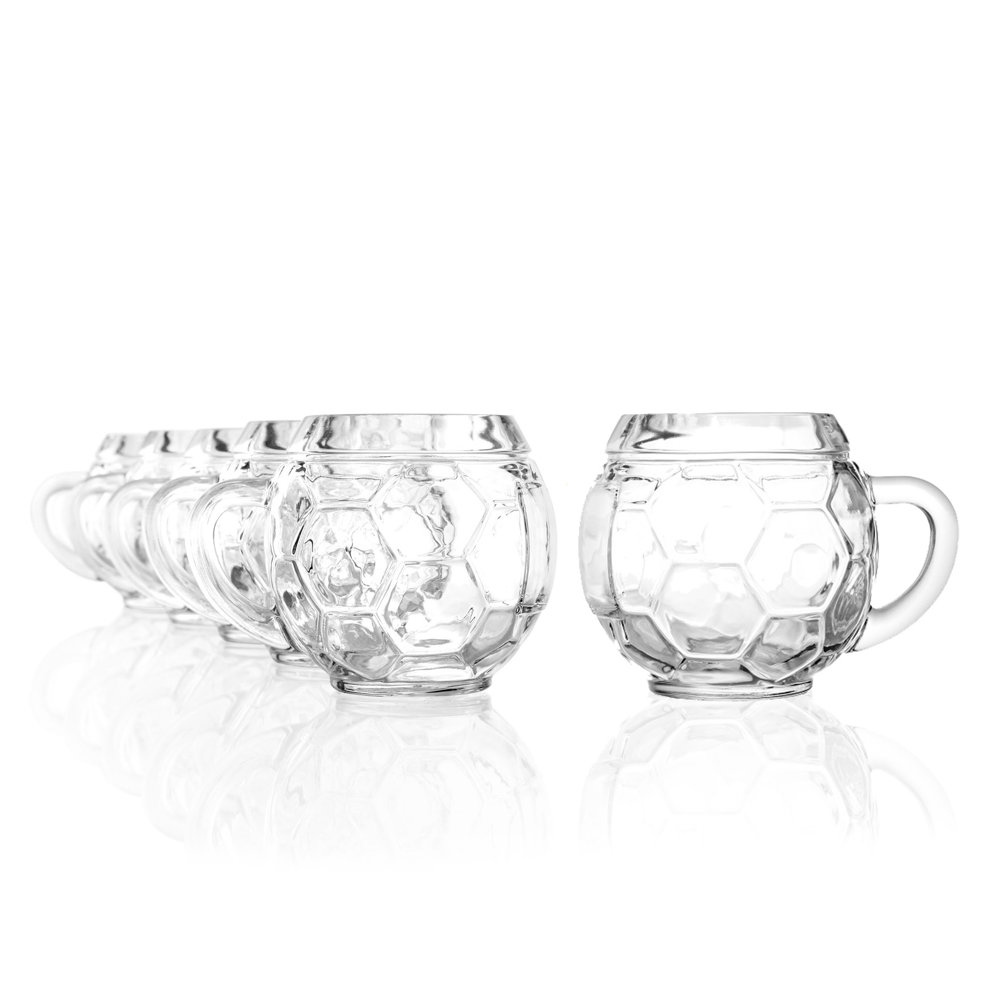 STÖLZLE LAUSITZ Bierglas Bierkrug FUSSBALLGLAS 6 Stück 0,4 Liter