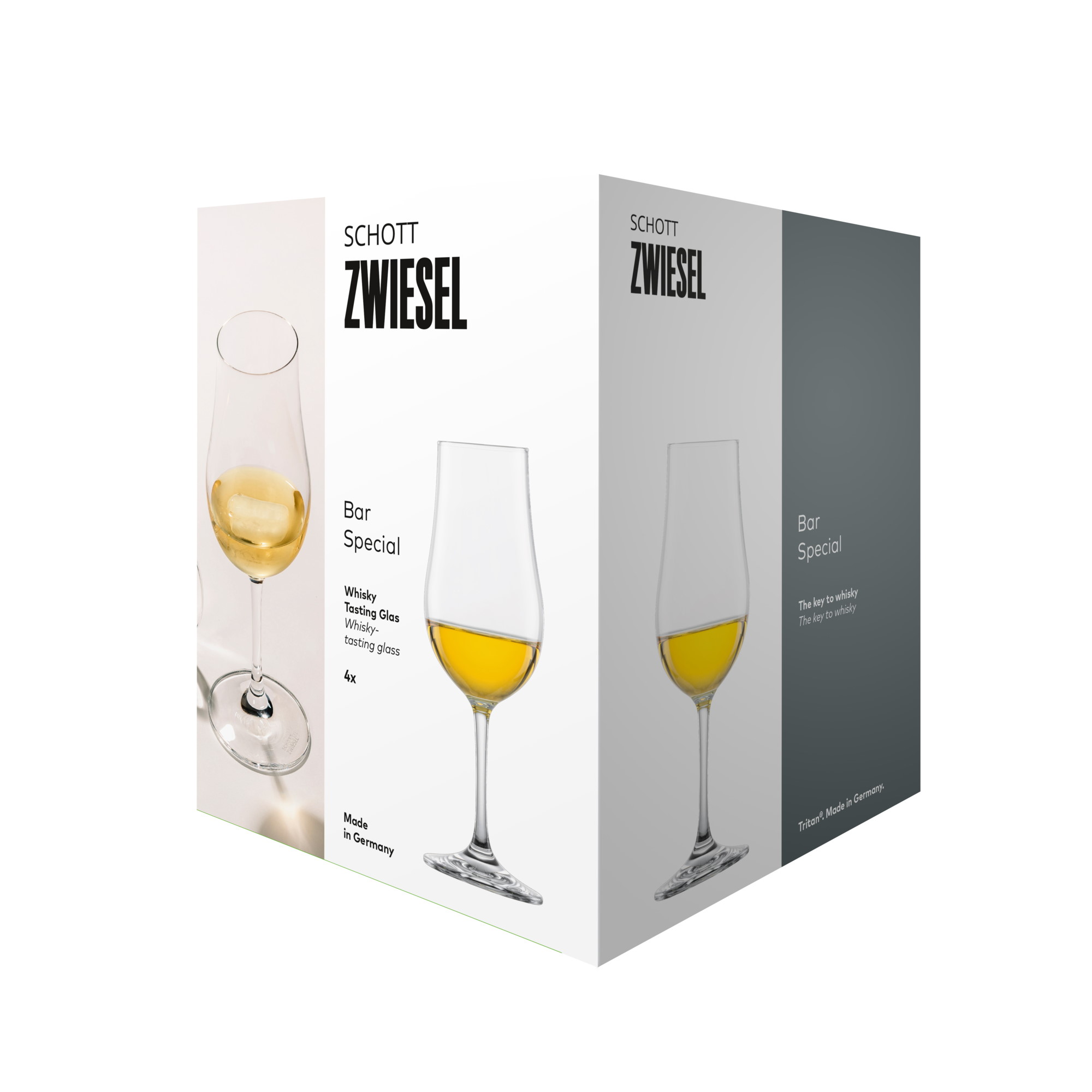 SCHOTT ZWIESEL Serie BAR SPECIAL Whisky Tasting Glas 4 Stück Whiskygläser