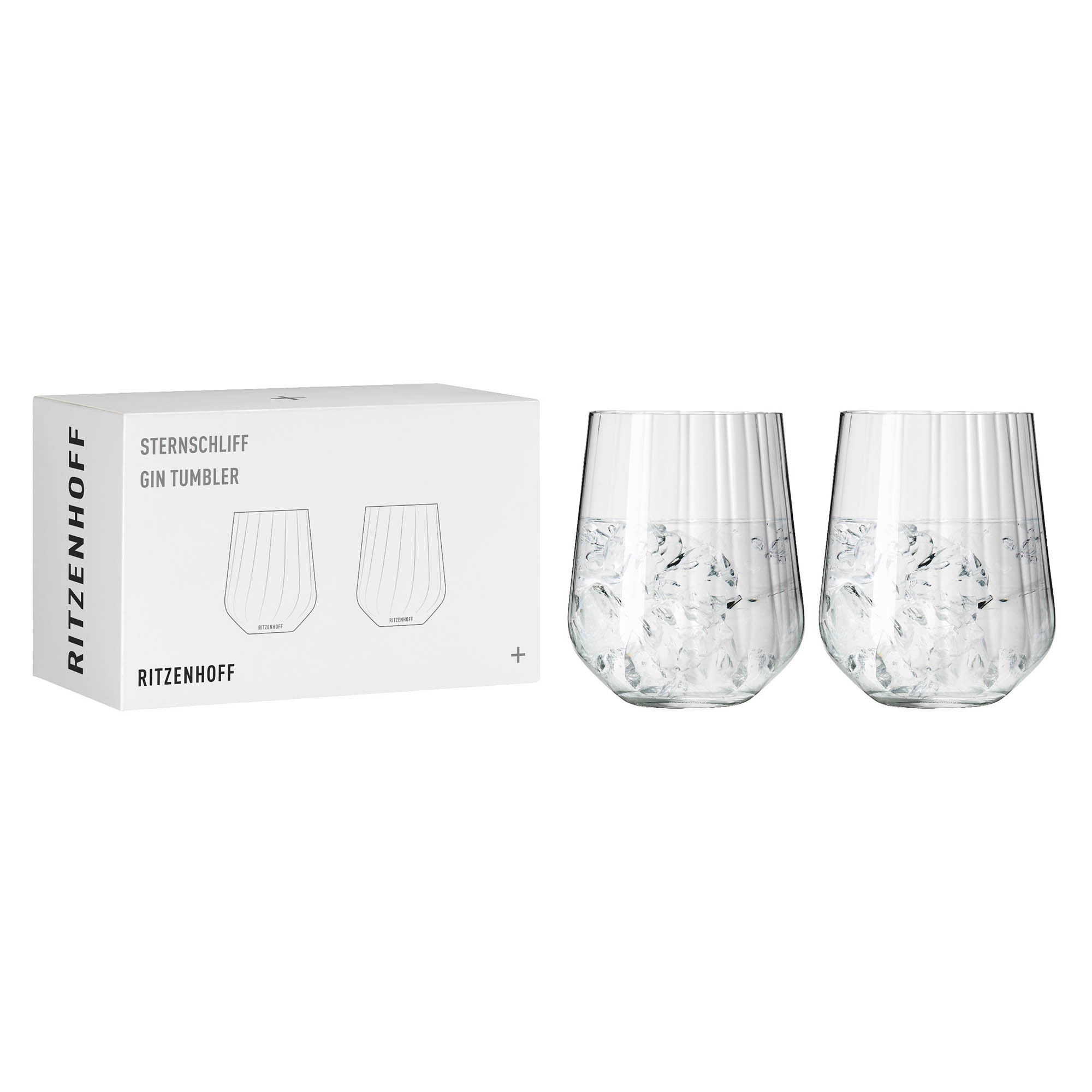 RITZENHOFF Longdrink glass set Ginglass STERNSCHLIFF #2 Contents 710 ml each 2 pieces