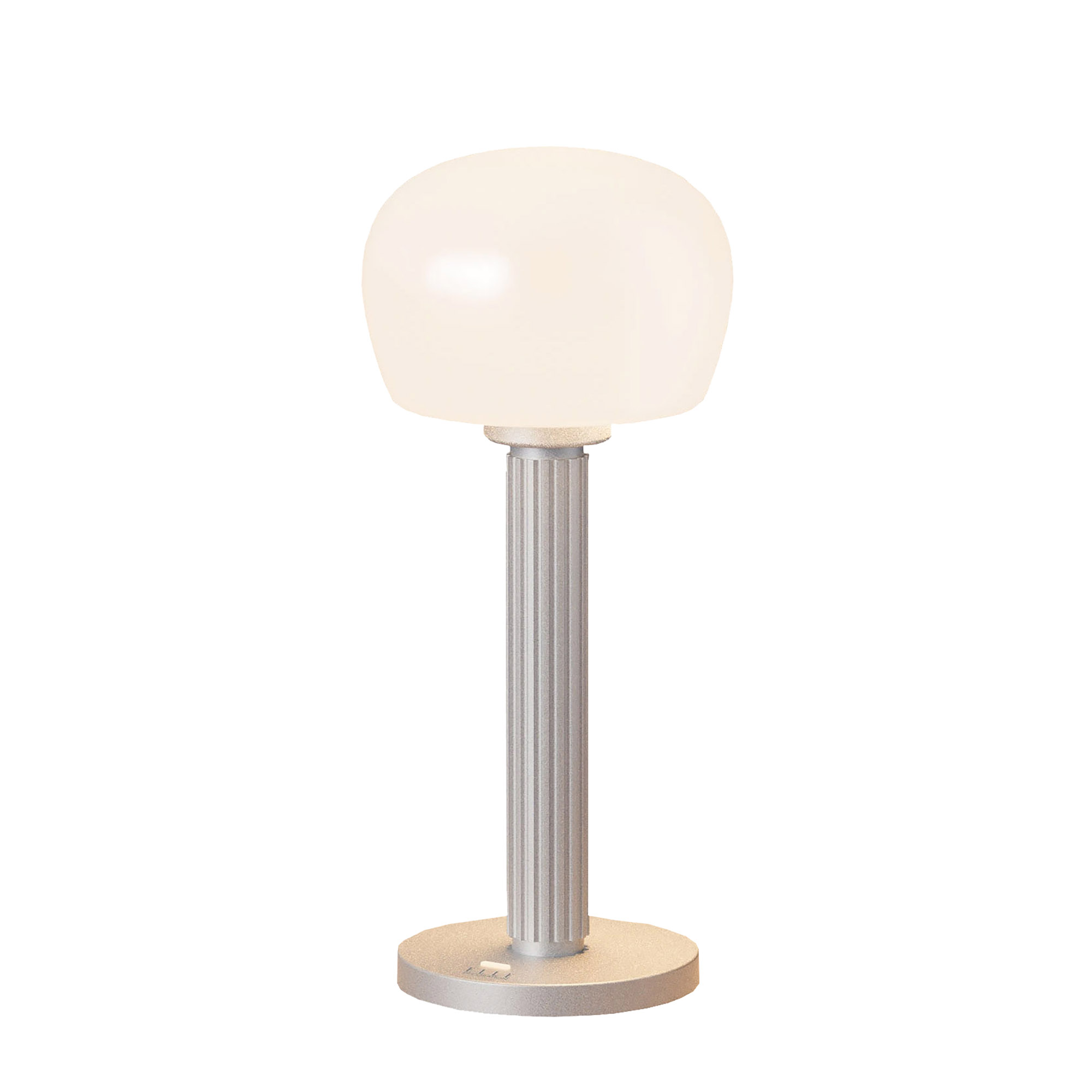 ELLE DECORATION Akku-LED-Tischleuchte VENDOME silber matt