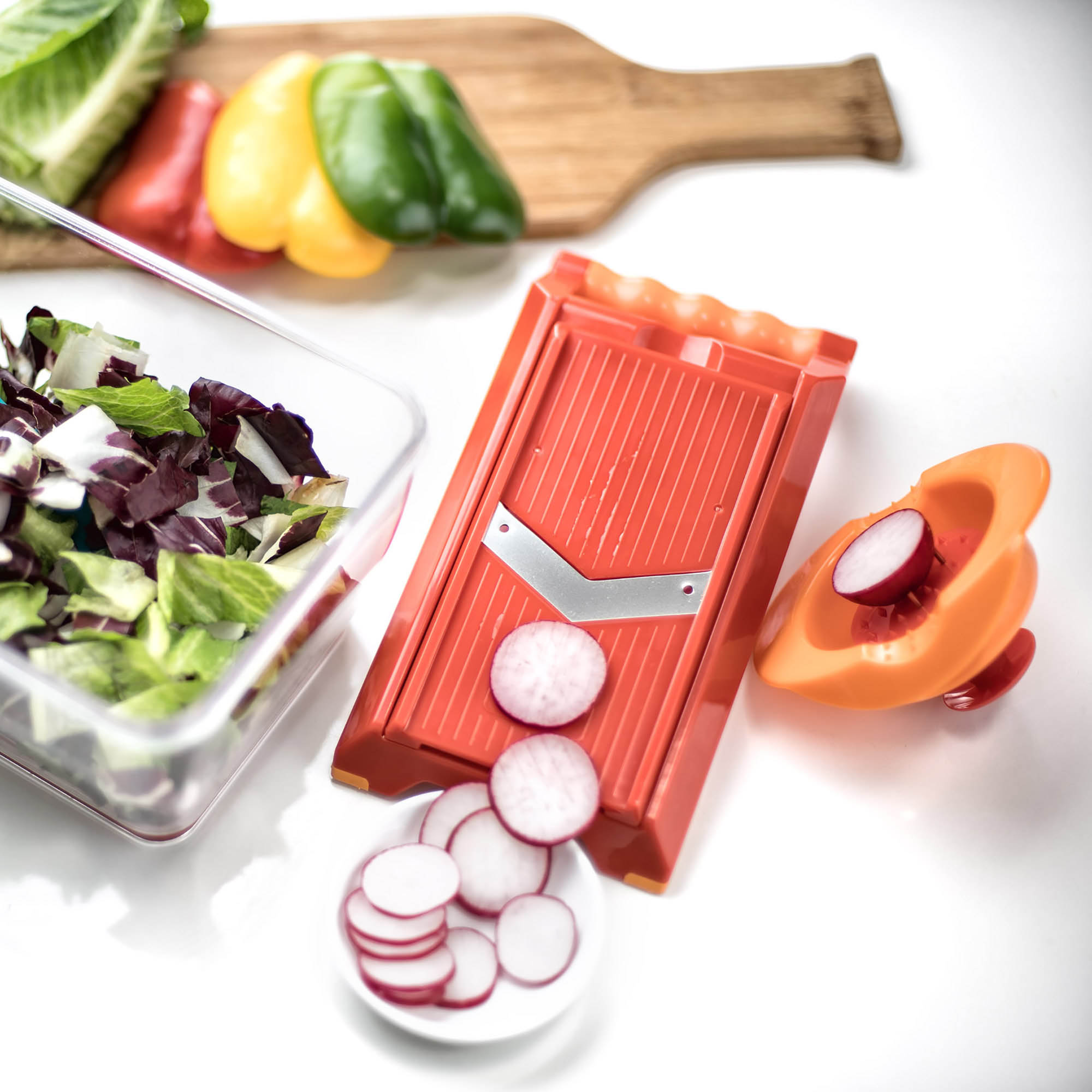 GENIUS Nicer Dicer Chef S Premium Zusatz-Set 5-teilig orange