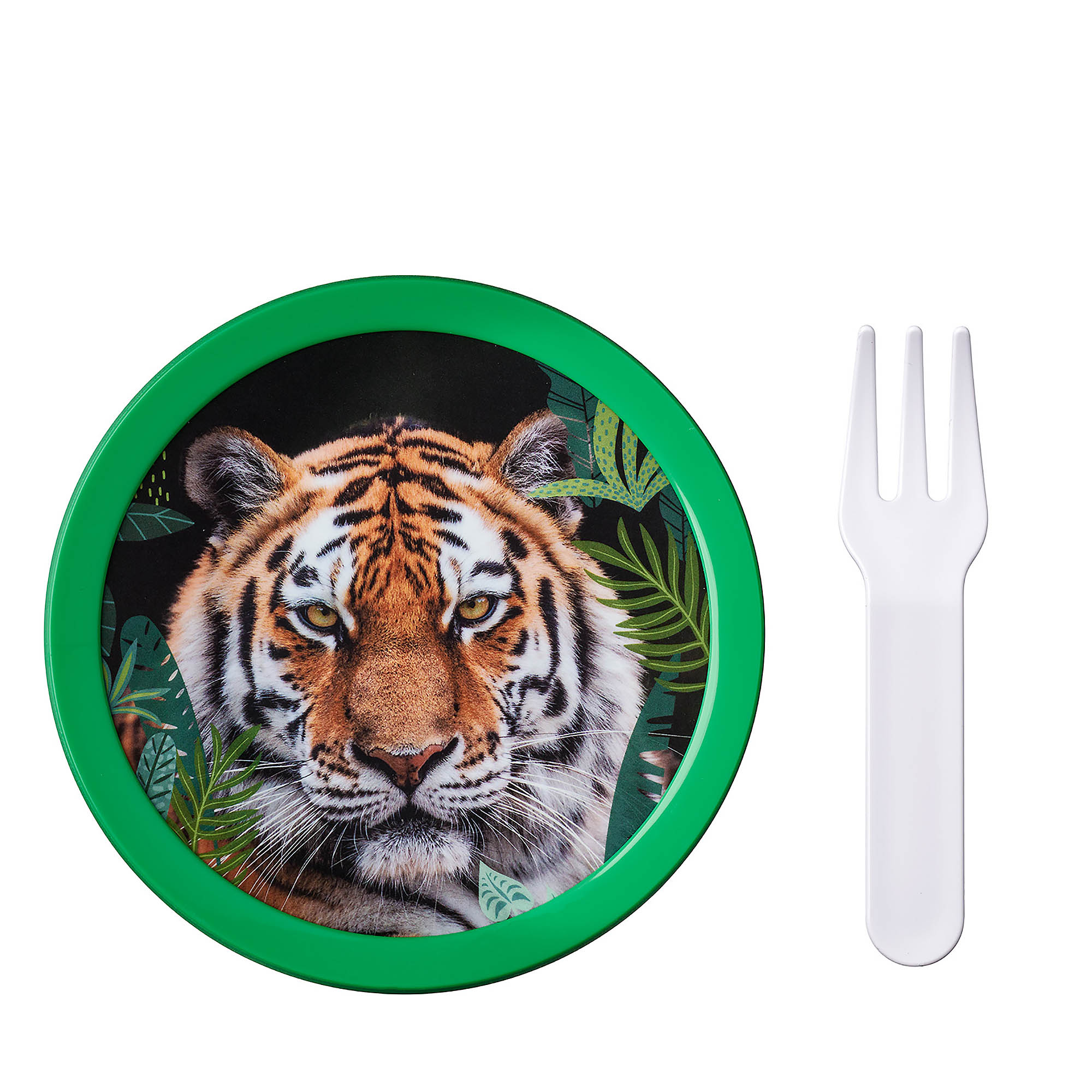 MEPAL Fruchtbox für Kinder CAMPUS Snackbox 0,3 Liter Motiv Wild Tiger