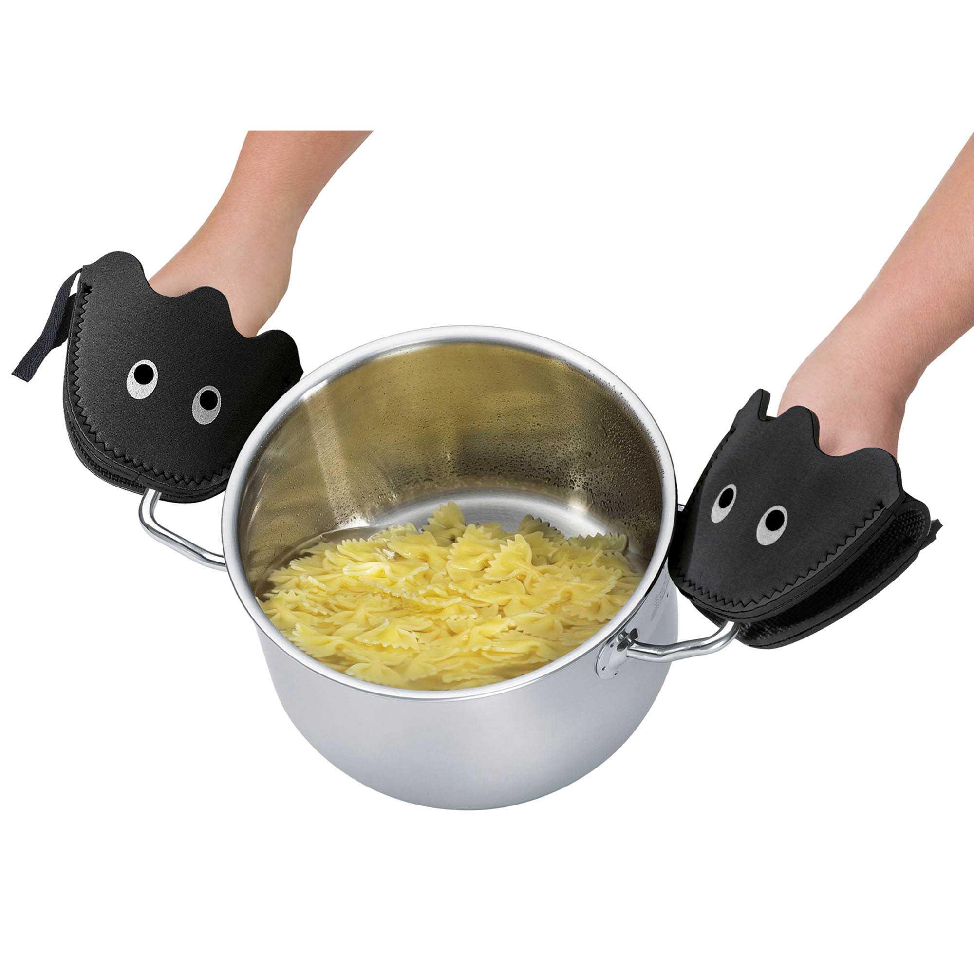 SPRING Griffschutz GHOST schwarz 2 Stück Topfhalter Topflappen Ofenhandschuhe