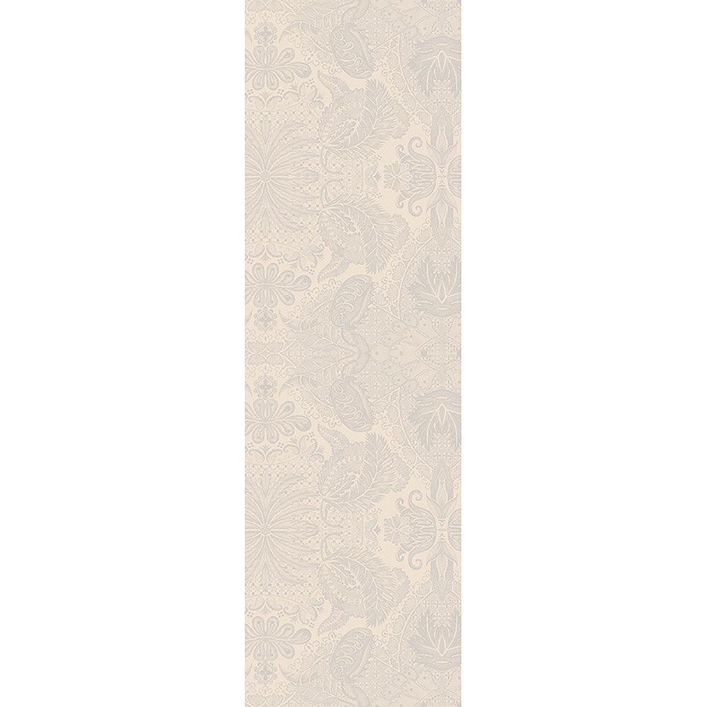 GARNIER-THIEBAUT Tischläufer MILLE ISAPHIRE PARCHEMIN 55 x 180 cm 100% Baumwolle