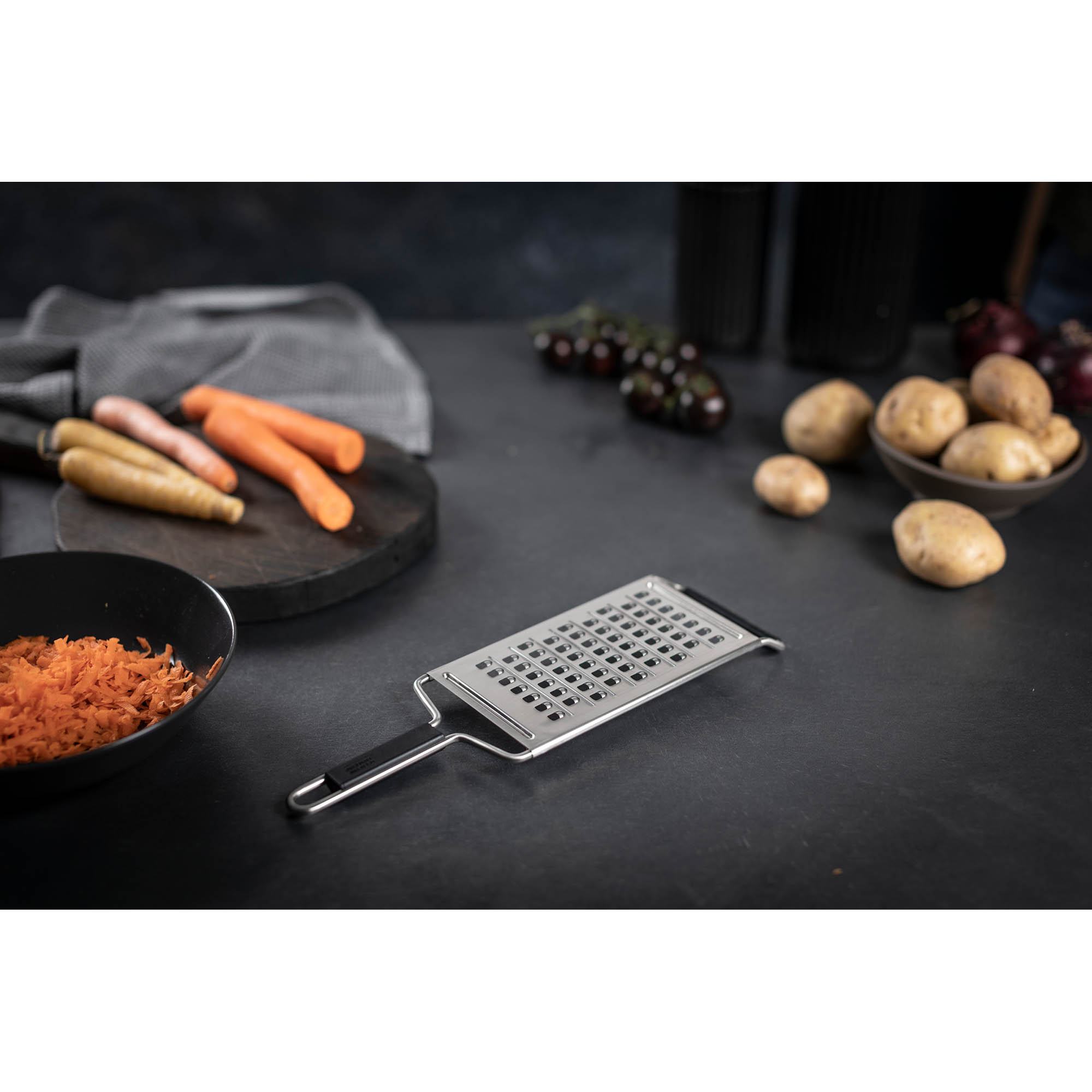 KUHN RIKON Allzweck-Reibe ESSENTIAL grob