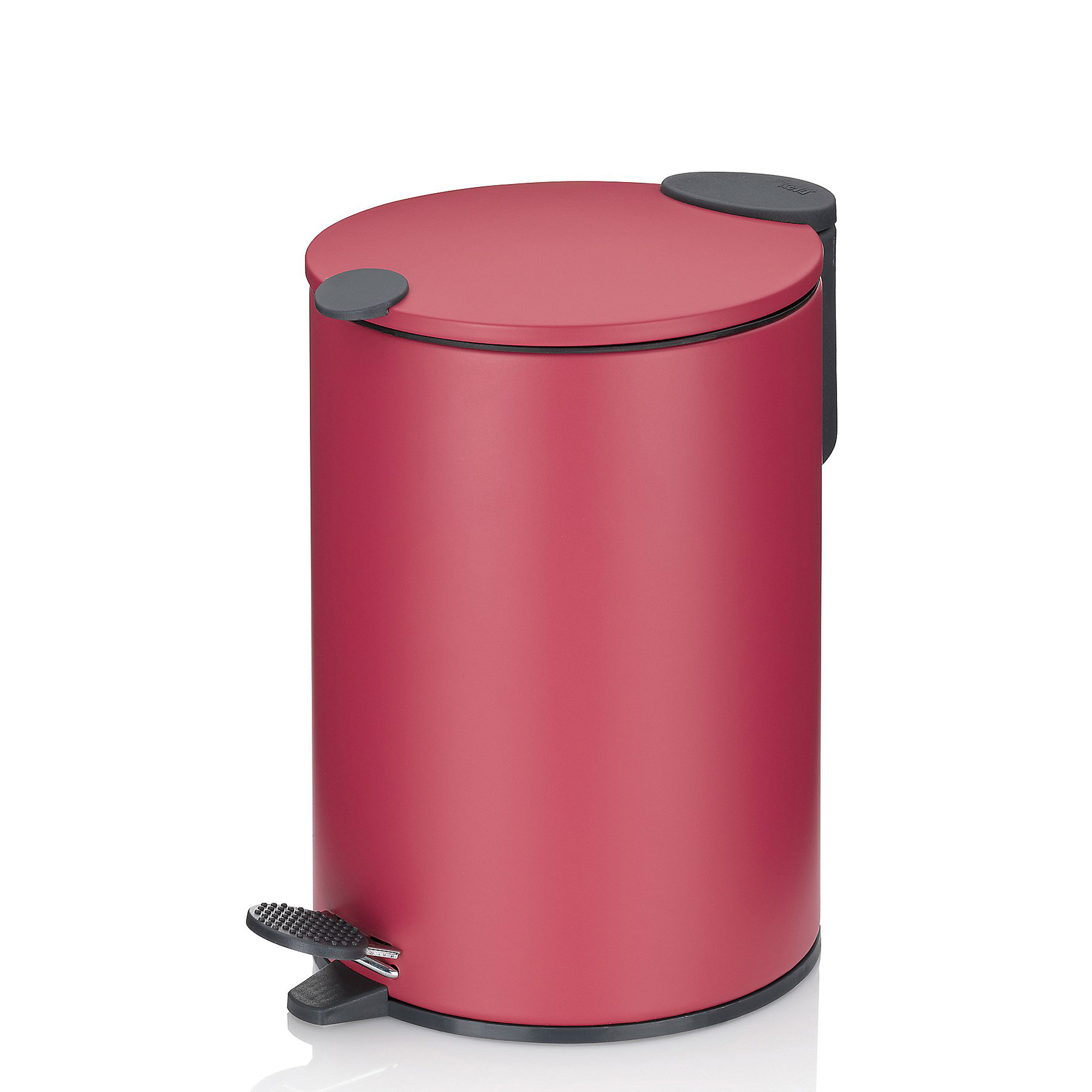 KELA Kosmetikeimer Treteimer Abfallsammler MATS 3 Liter pastellrot